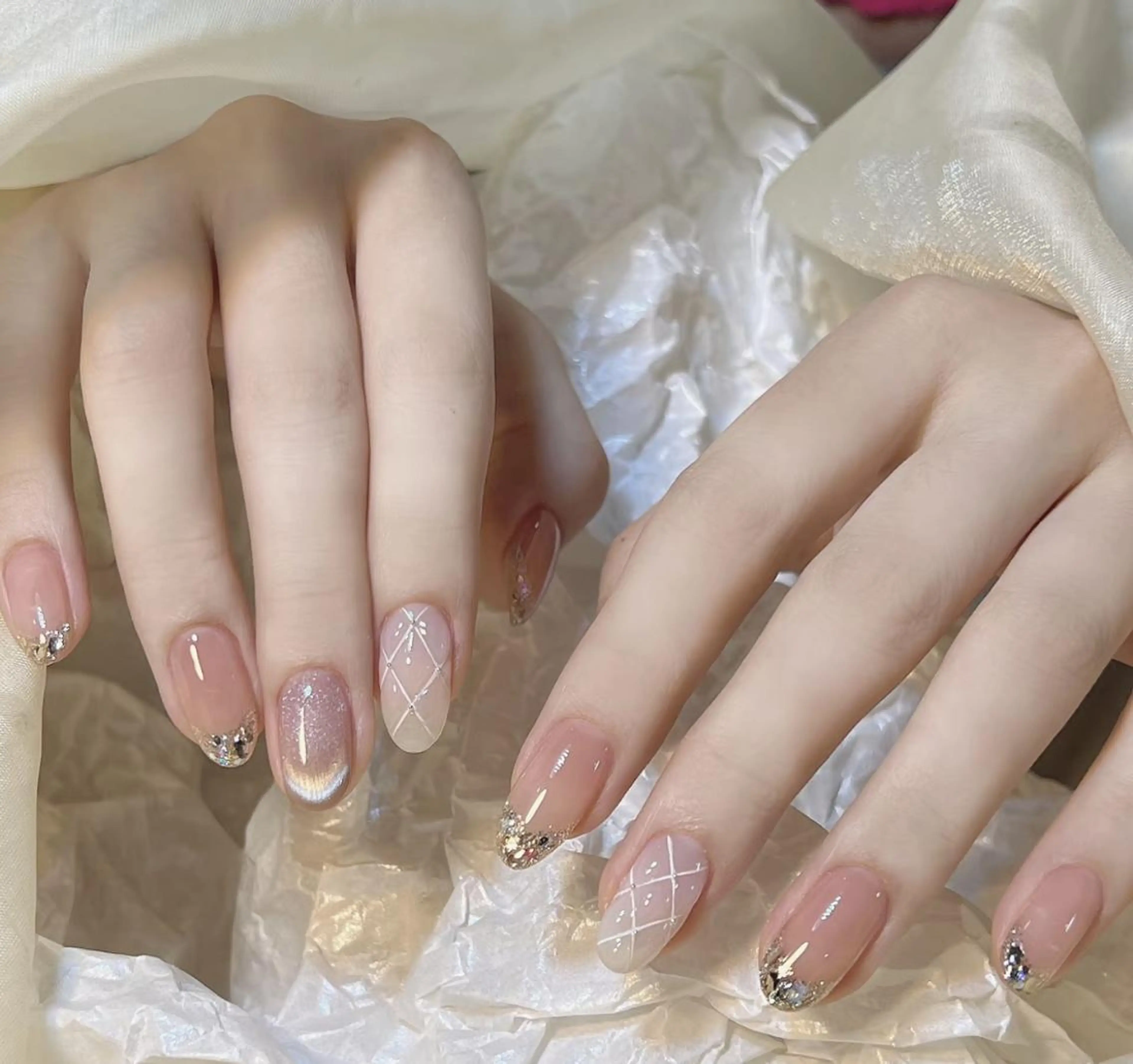 ネイル ハンドネイル ハンドケア 🍑 momo_nailのネイルデザイン
