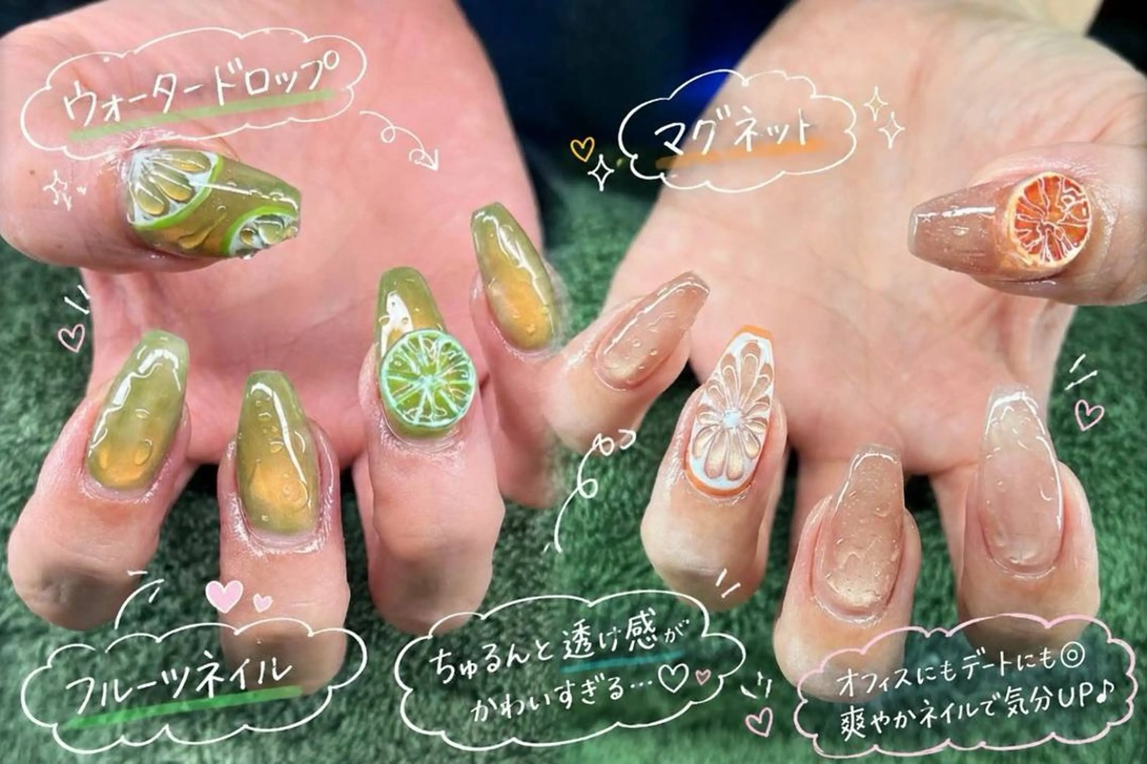 ネイル ハンドネイル フットネイル MHR nailのネイルデザイン