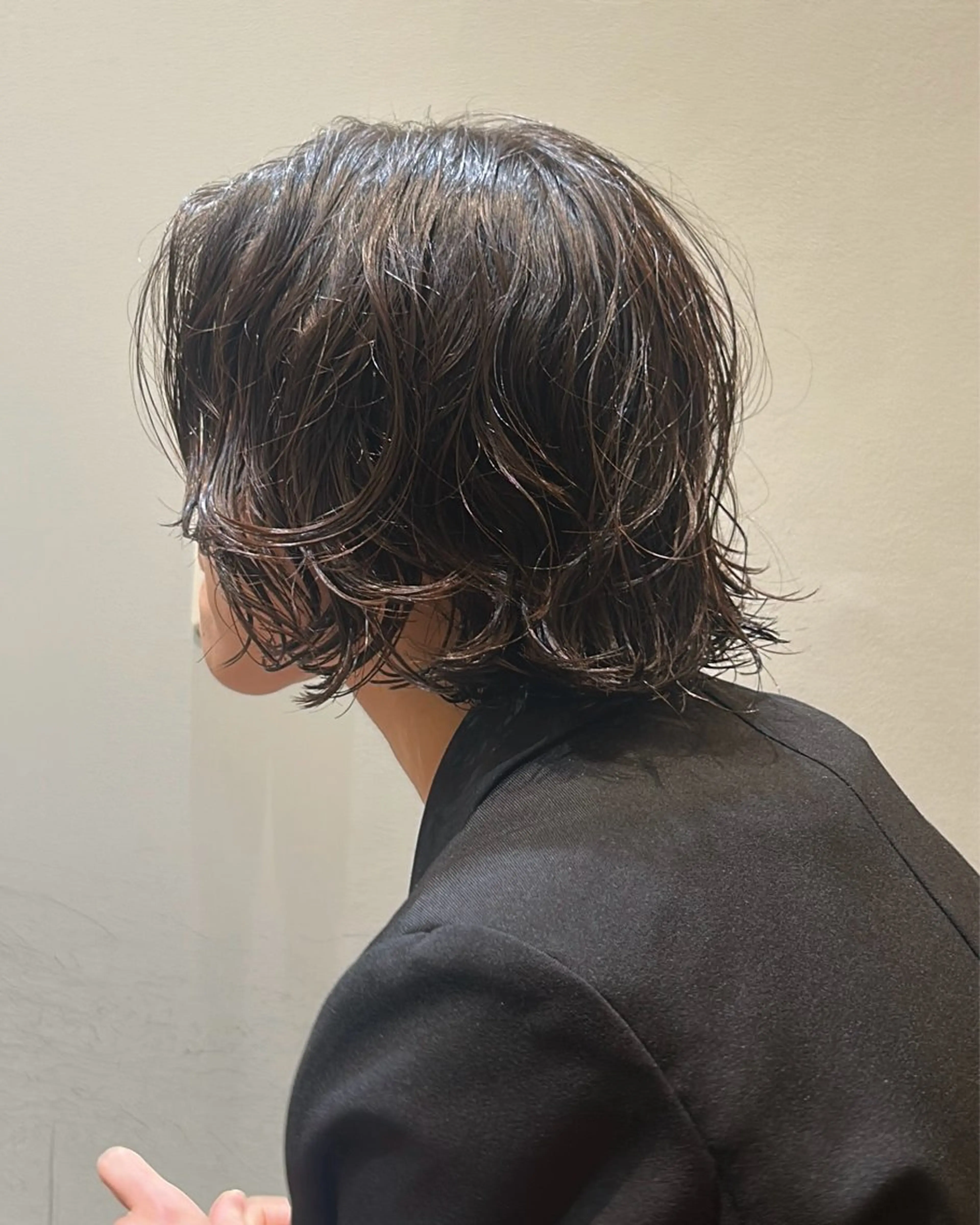 ショート カラー パーマ ボブ トリートメント ニュアンスパーマ カット ヘアカラー パーマ トリートメント 🌿ボブ パーマ高橋啓太🌿のヘアスタイル