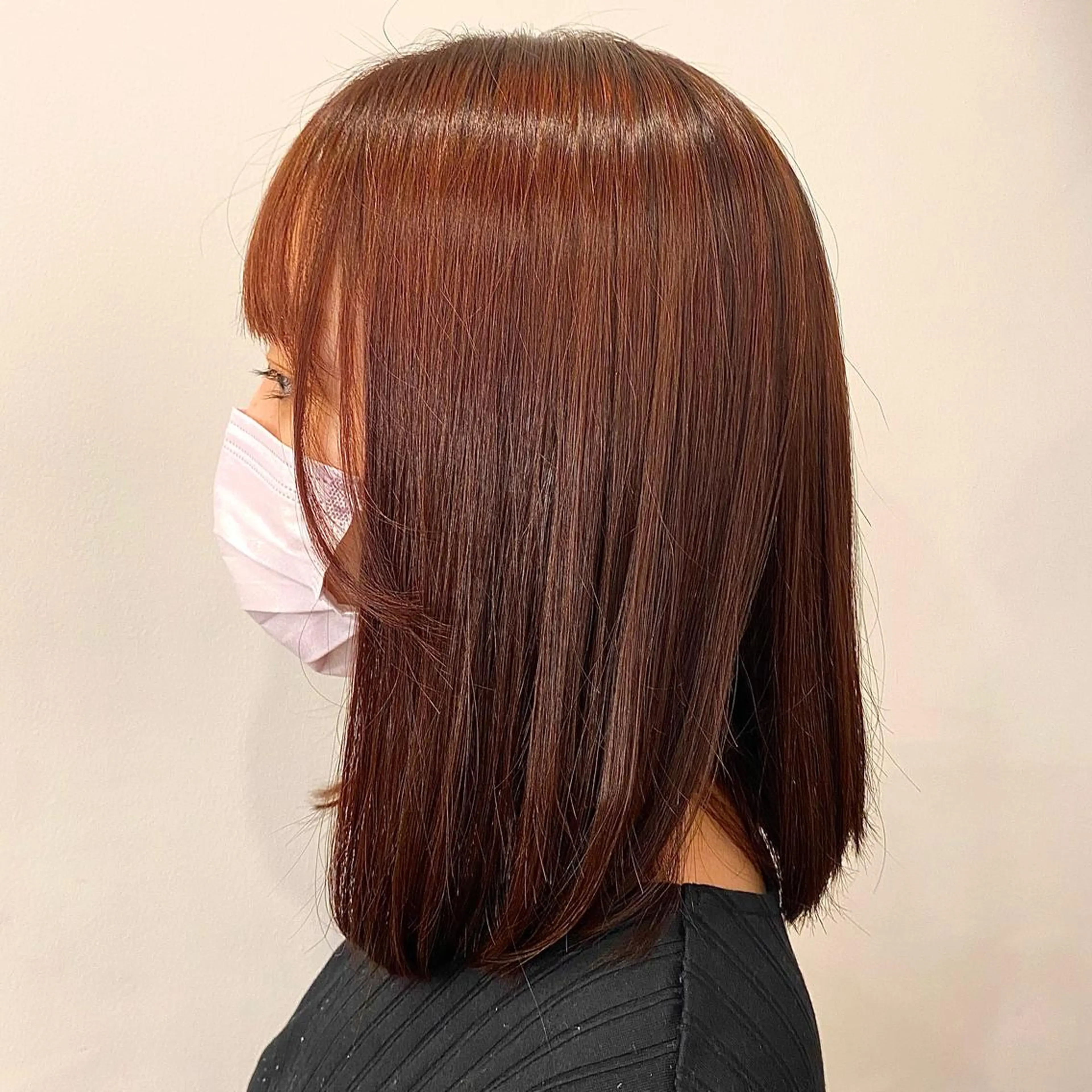 ミディアム 髪質改善/艶髪 土屋恵梨花のヘアスタイル