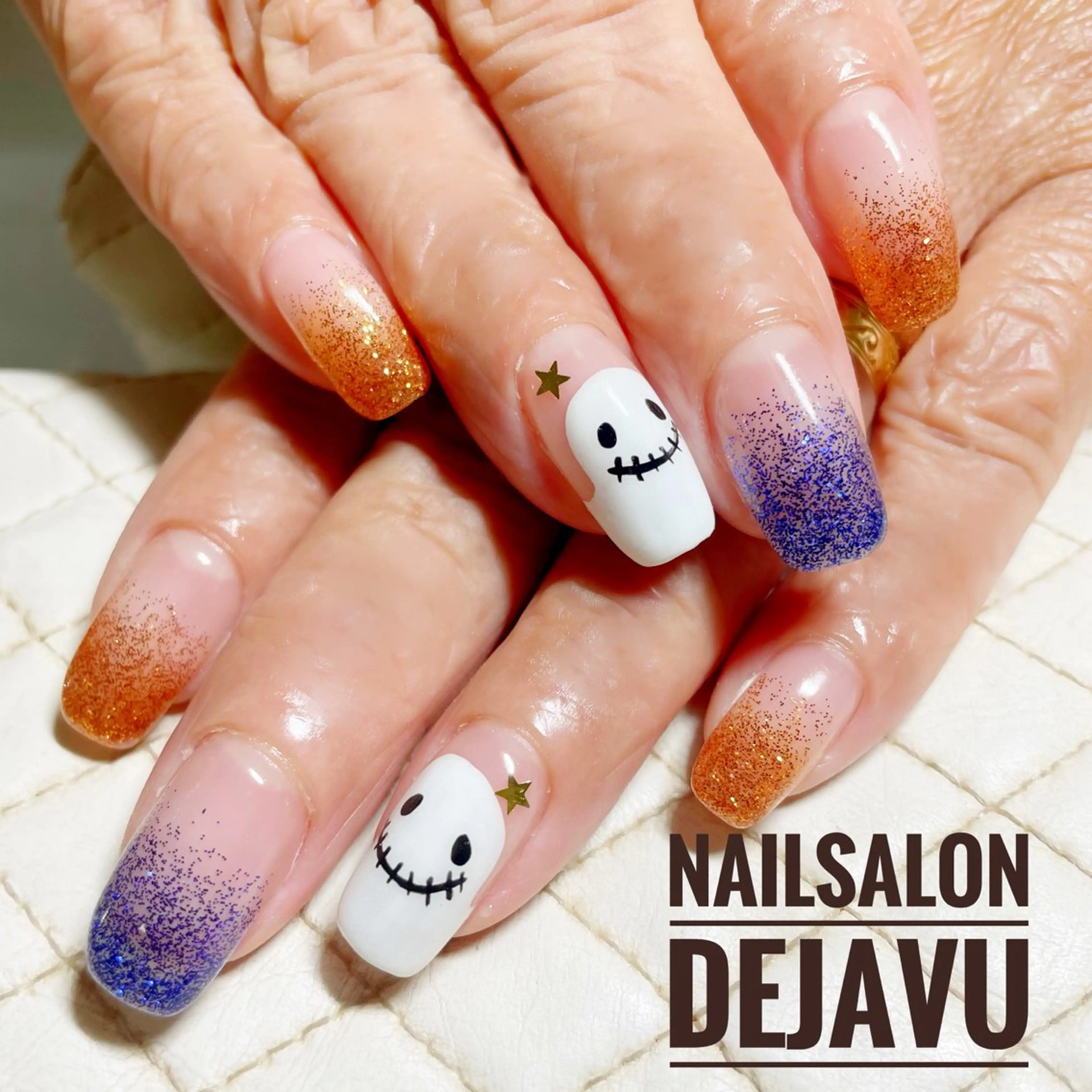 ネイル ハロウィン 持ち込み ハンドネイル Nailsalon Dejavu  Yokosuka所属・Nailsalon Dejavuのネイルデザイン