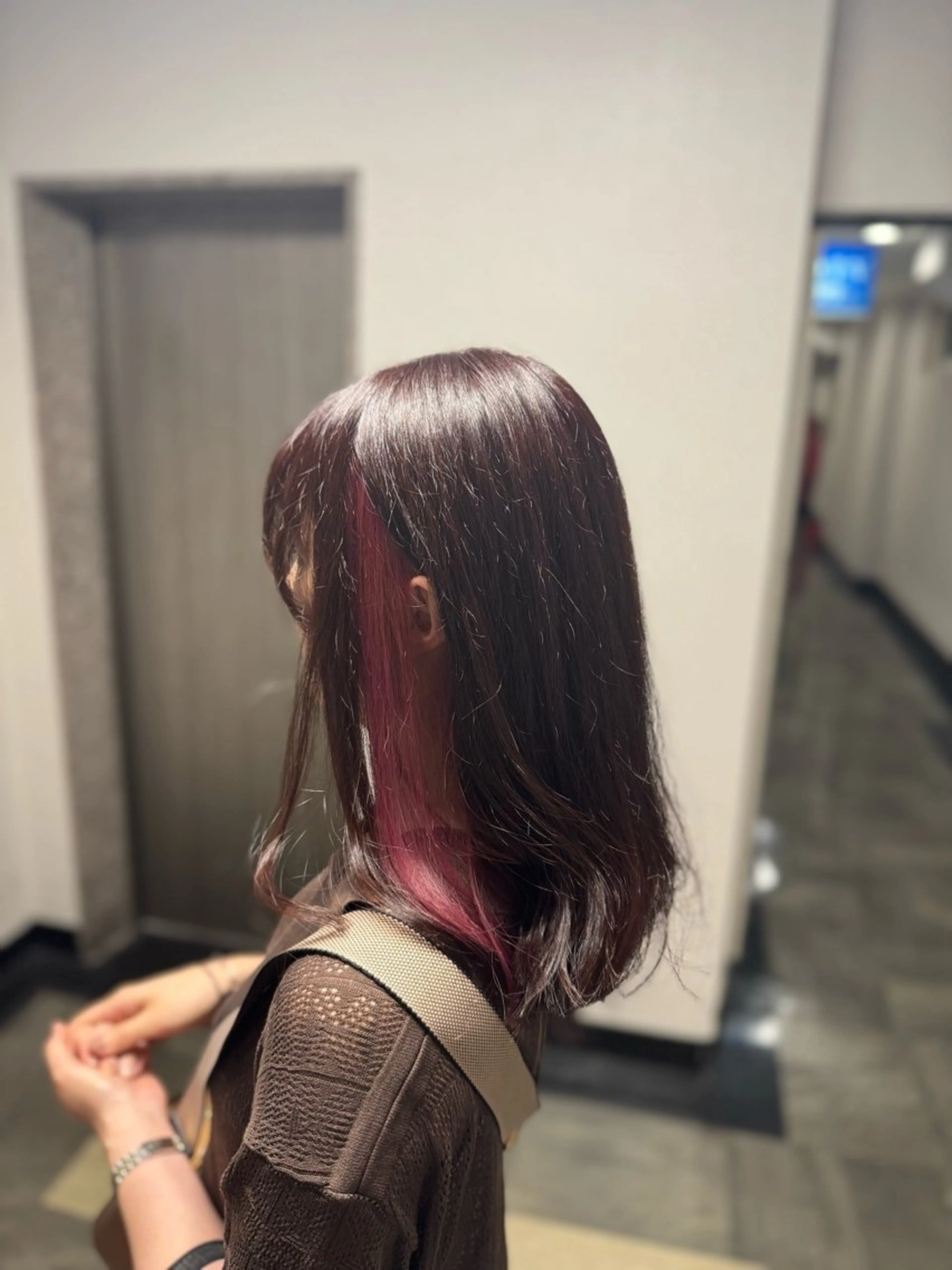 セミロング エクステ/ハイトーン /特殊ヘアー　joeのヘアスタイル