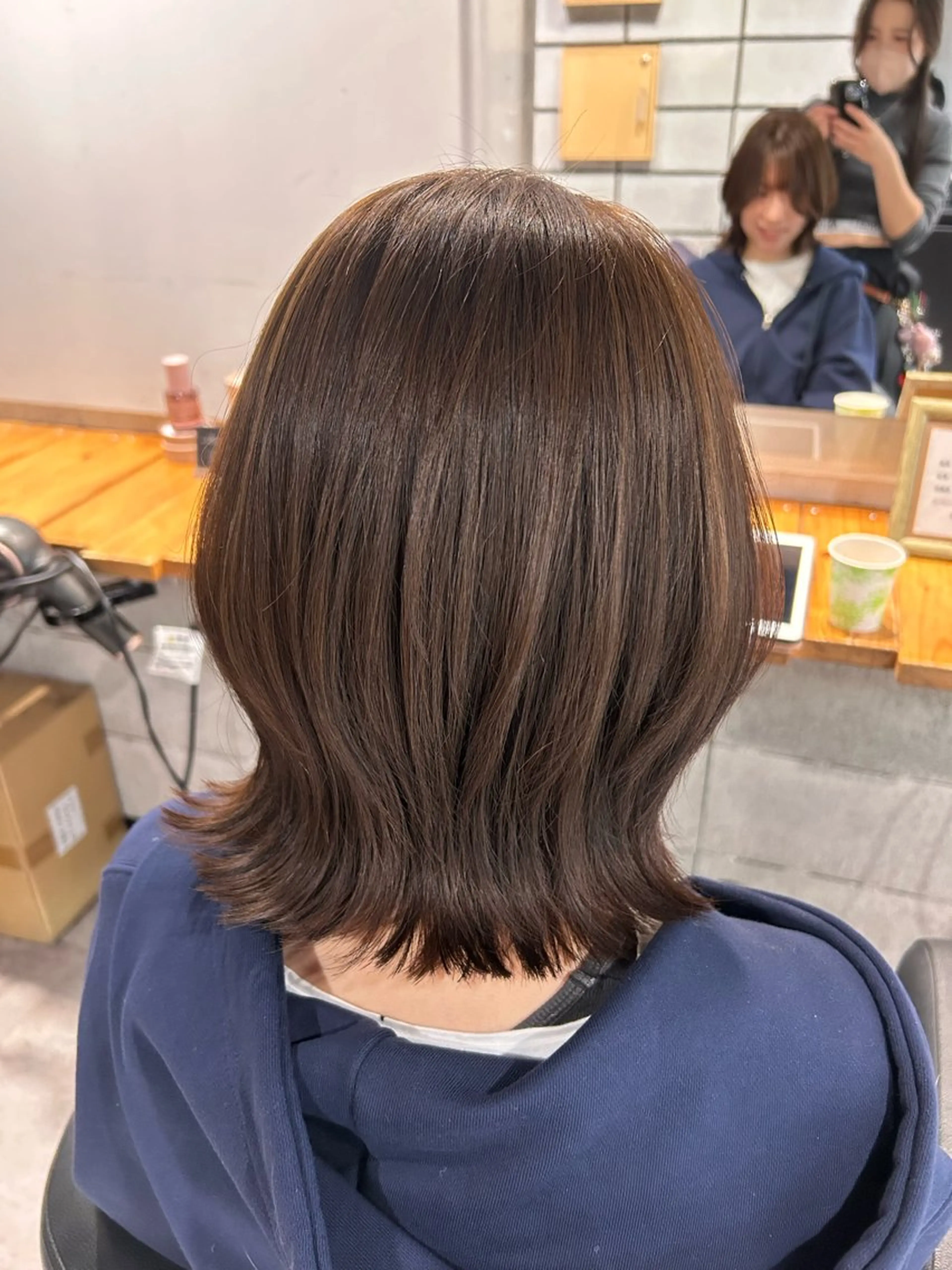 ミディアム レイヤーStyle 🪽菜々実のヘアスタイル