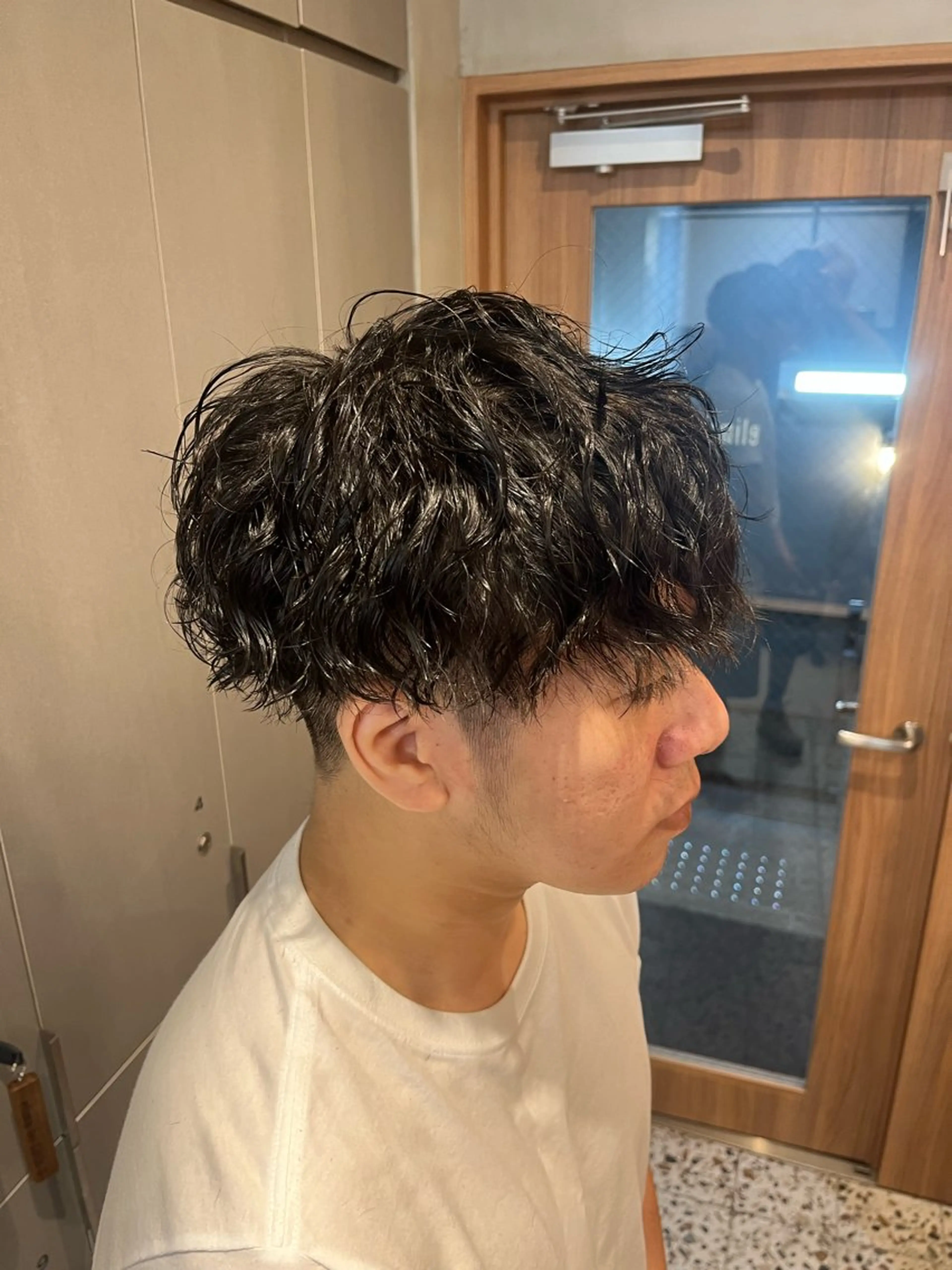 ショート パーマ メンズ カット パーマ fifth / 山下 和輝 海外風スタイルのヘアスタイル