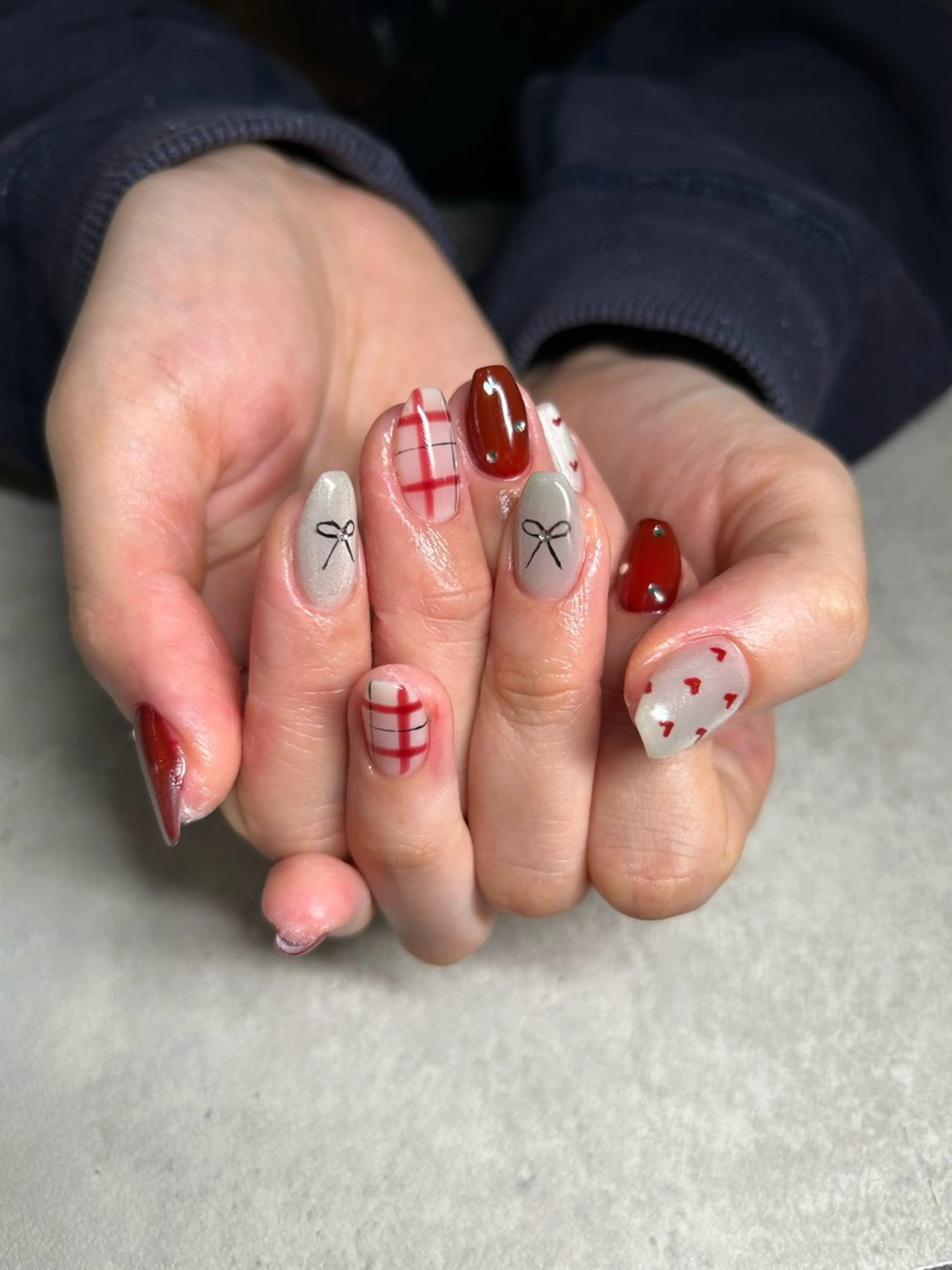 ネイル バレンタイン Tink札幌駅前店 aizawa.のネイルデザイン