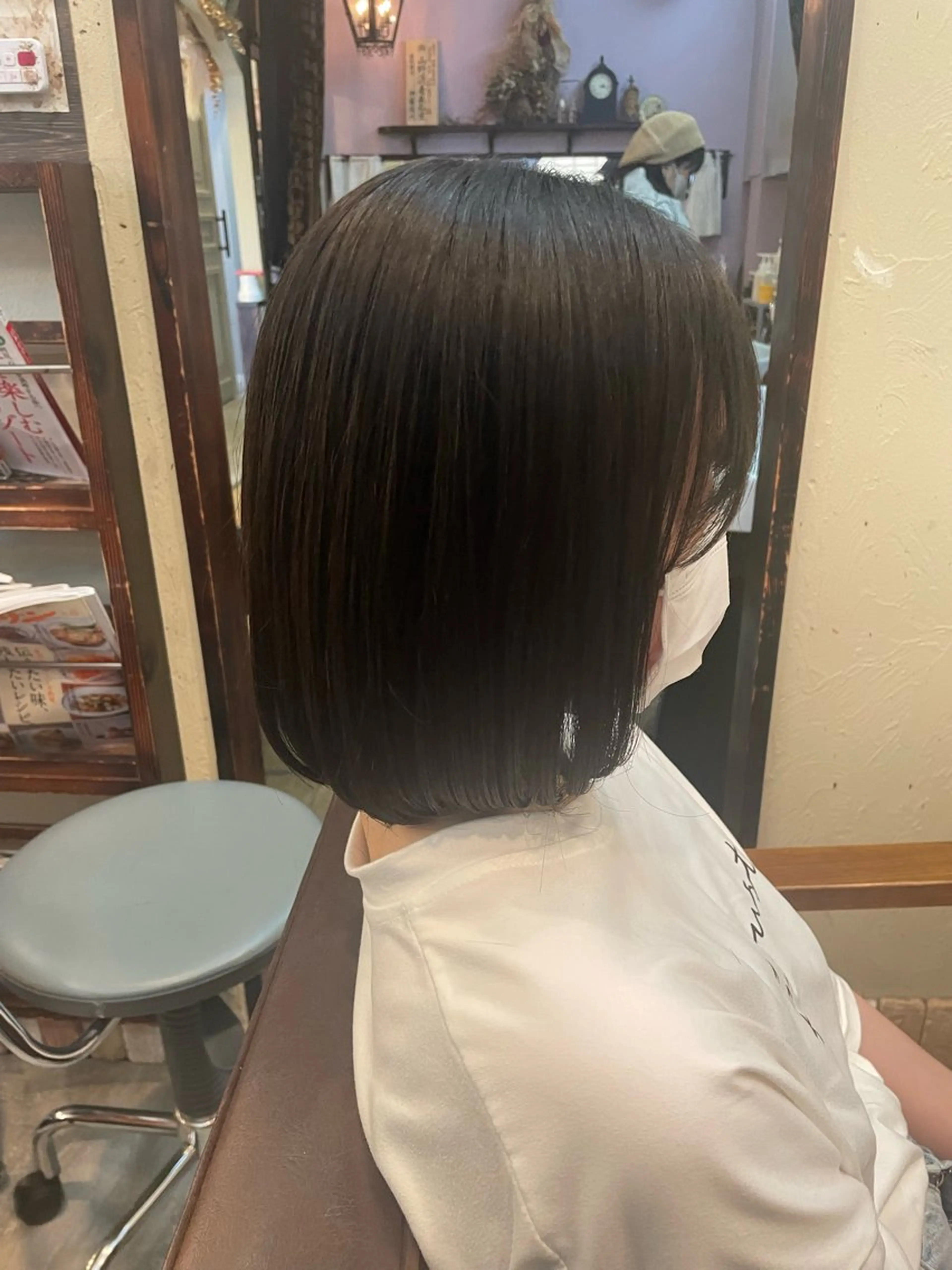 ミディアム ボブ hair make echo滿木あい花のヘアスタイル