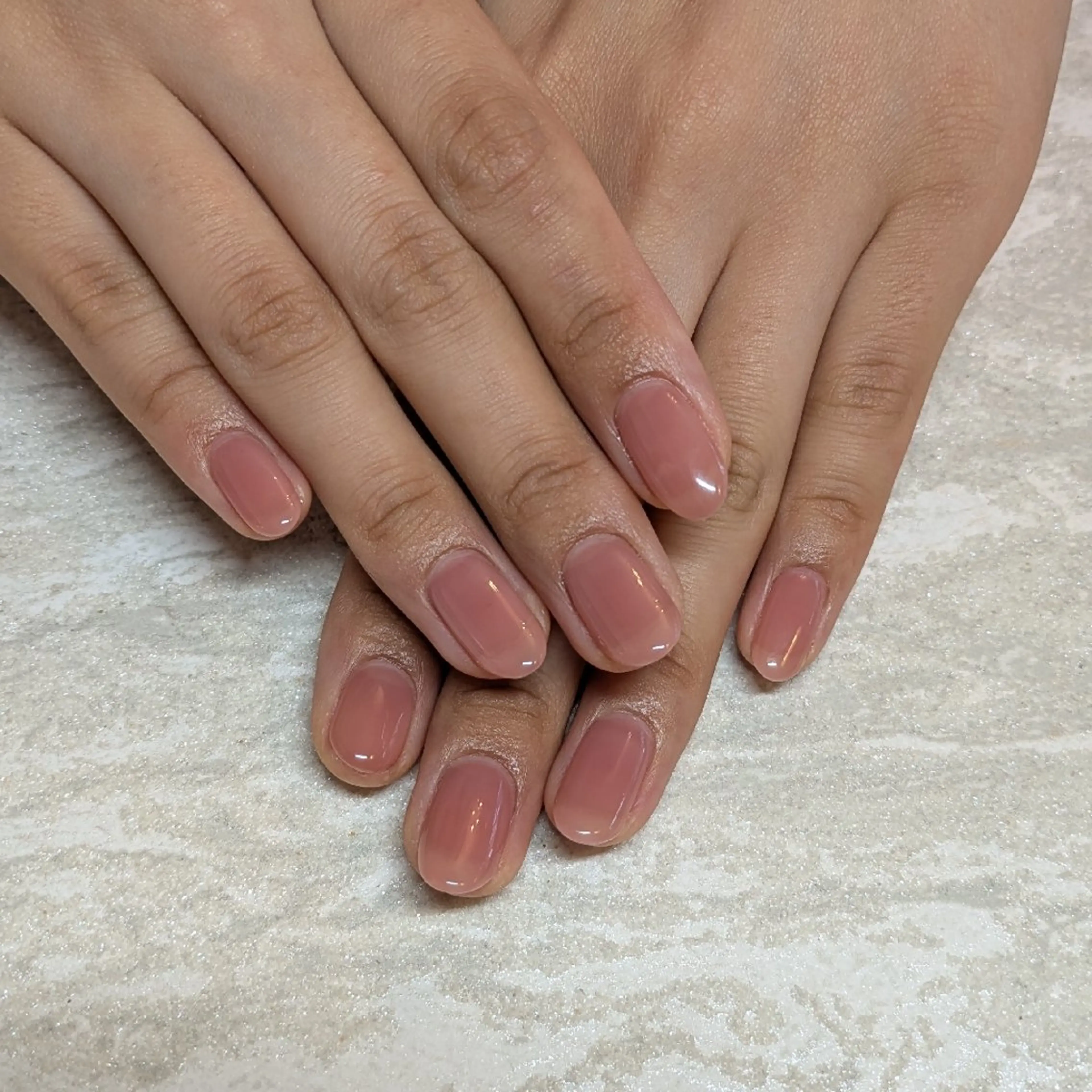 ネイル ワンカラーネイル ジェヌインネイル 河内のネイルデザイン