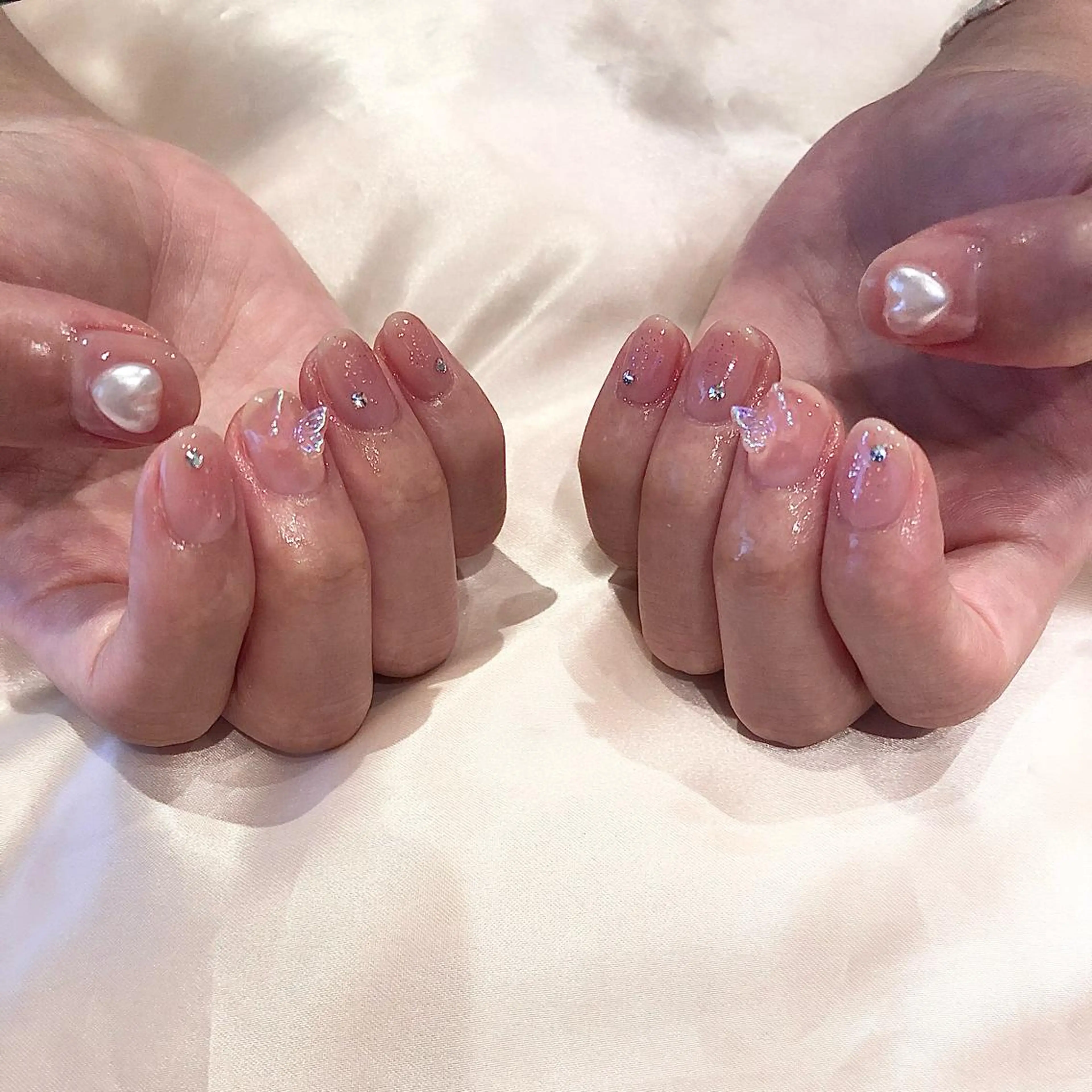 ネイル パラあり！フィルイン 美フォルムのネイルデザイン