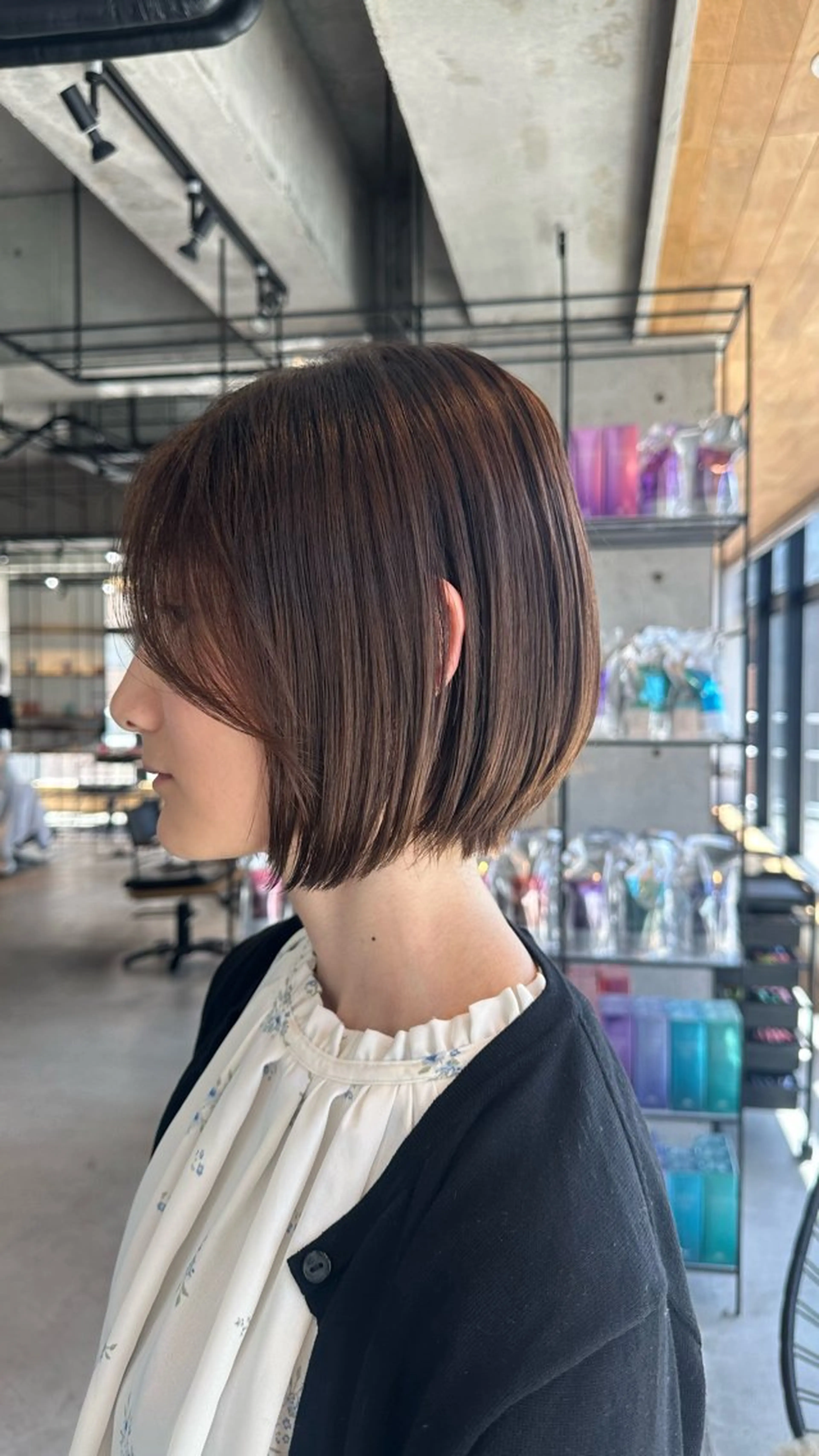 ショート ショートボブ ボブ ショートヘア 髪質改善/縮毛矯正 新潟/レイヤー/有紗のヘアスタイル