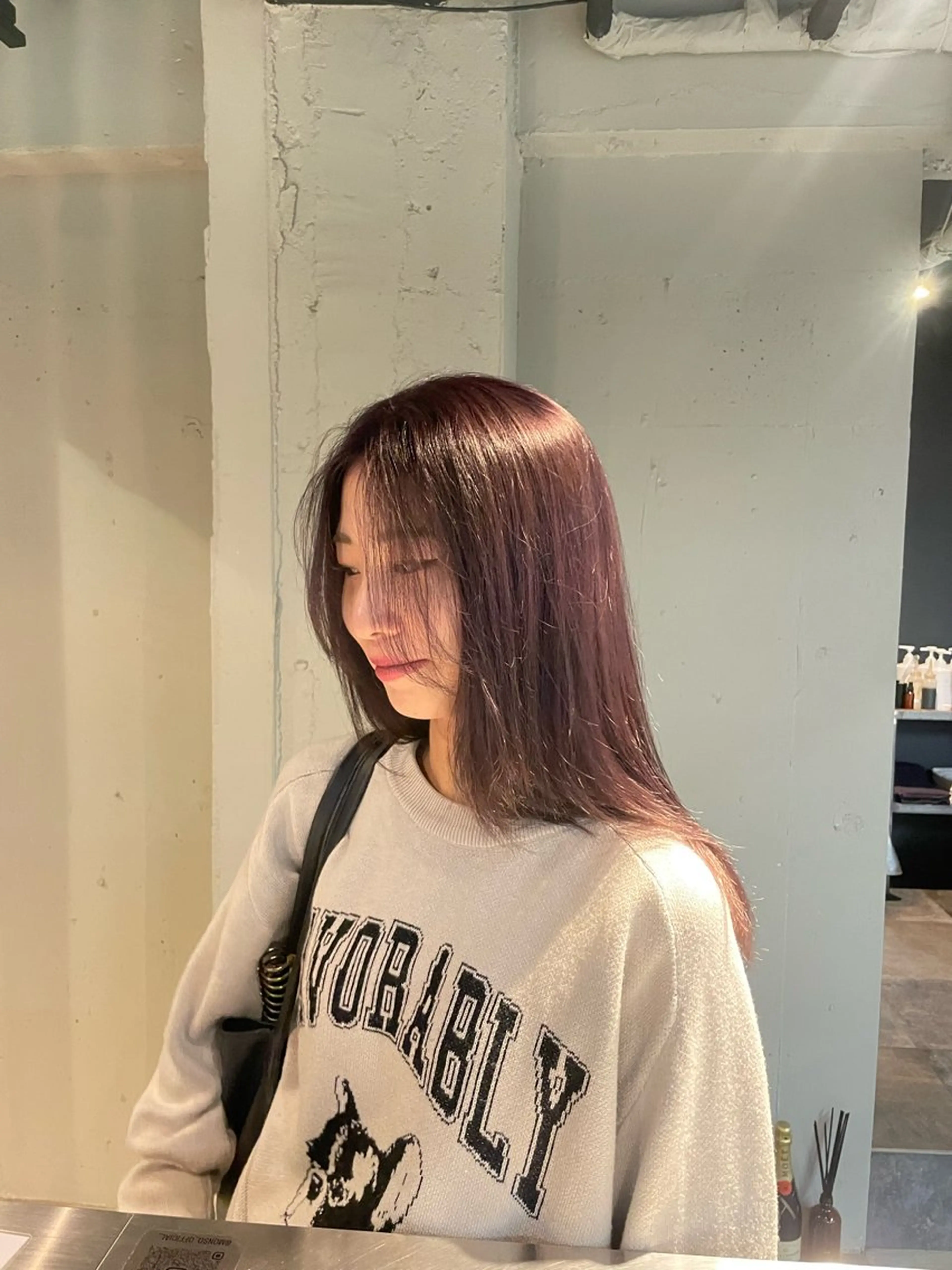 ロング ヘアカラー 透明感・美髪 monsoワニベユナのヘアスタイル