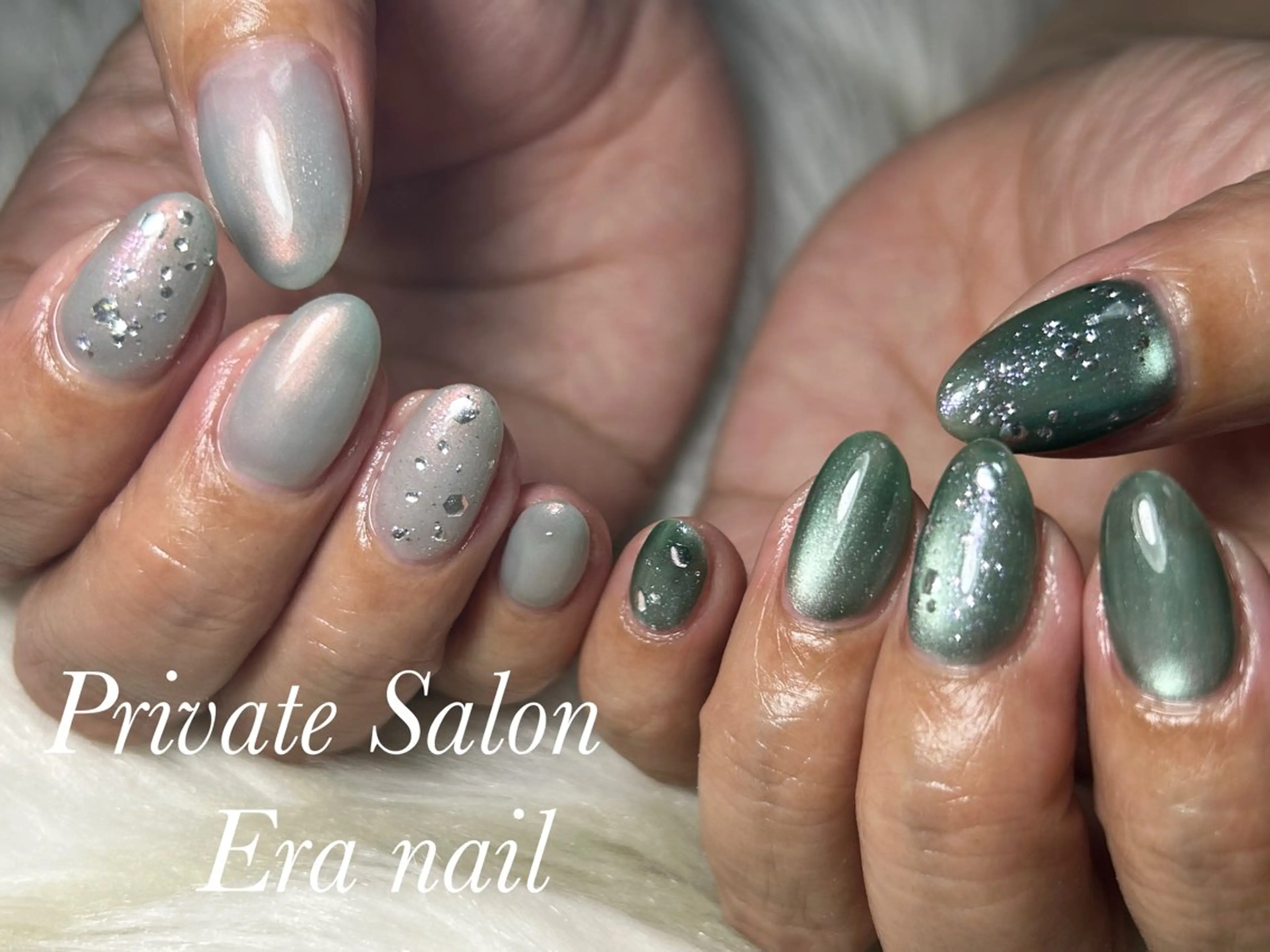 ネイル マグネットネイル ハンドネイル Era nailのネイルデザイン