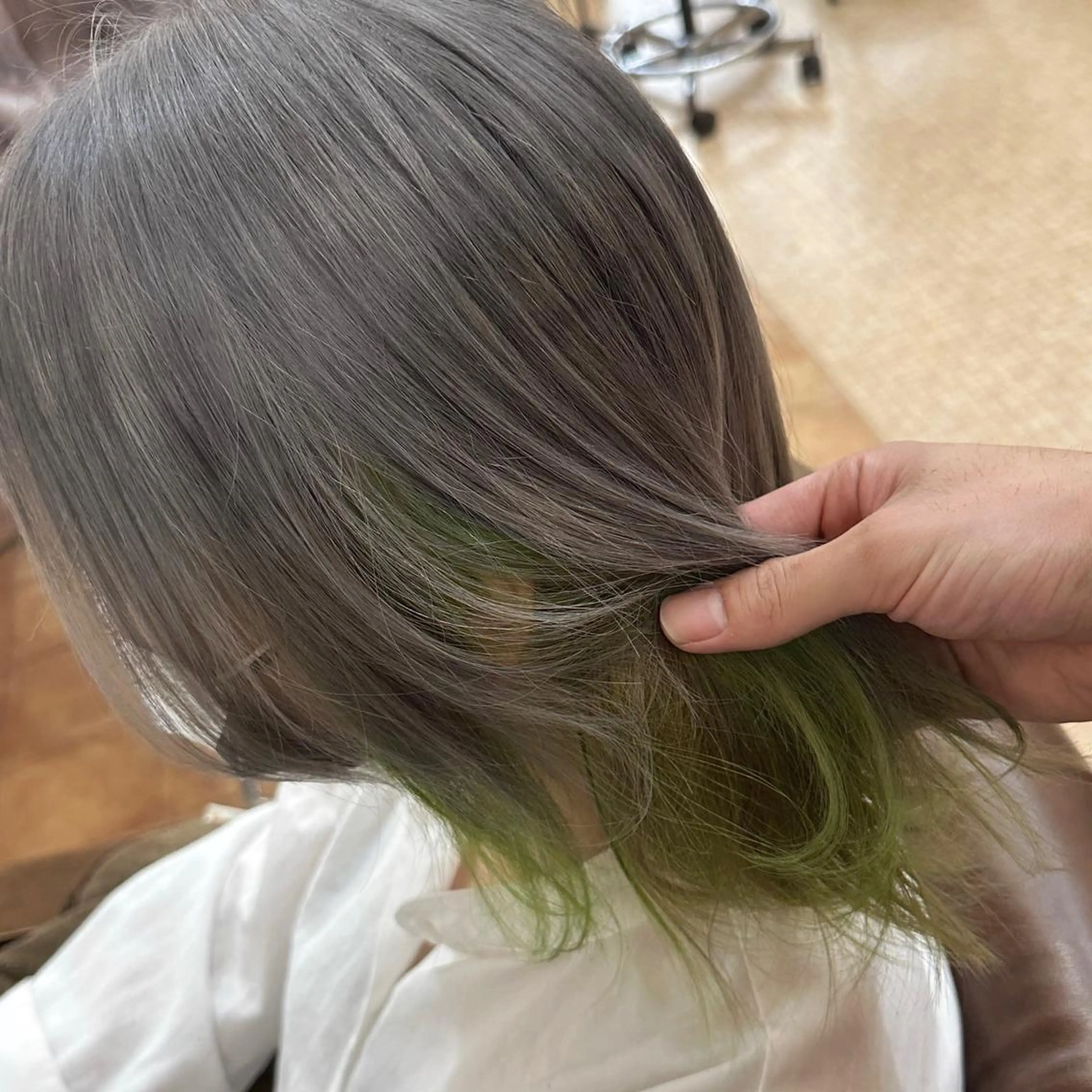 ミディアム カラー 池袋駅徒歩4分 hondaのヘアスタイル