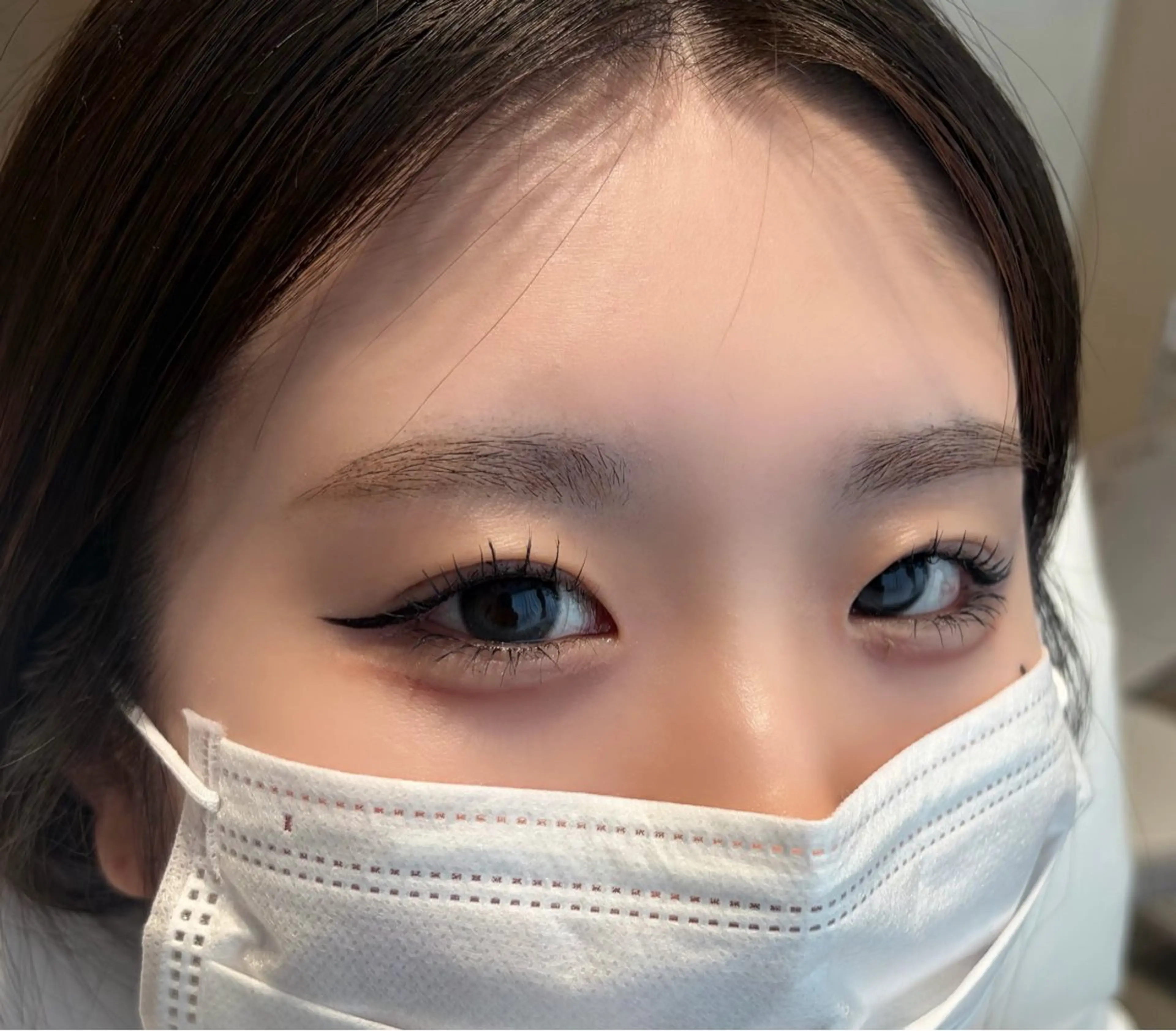 アイブロウ ワックス脱毛 眉カット crebia natsuのマツエク・マツパデザイン