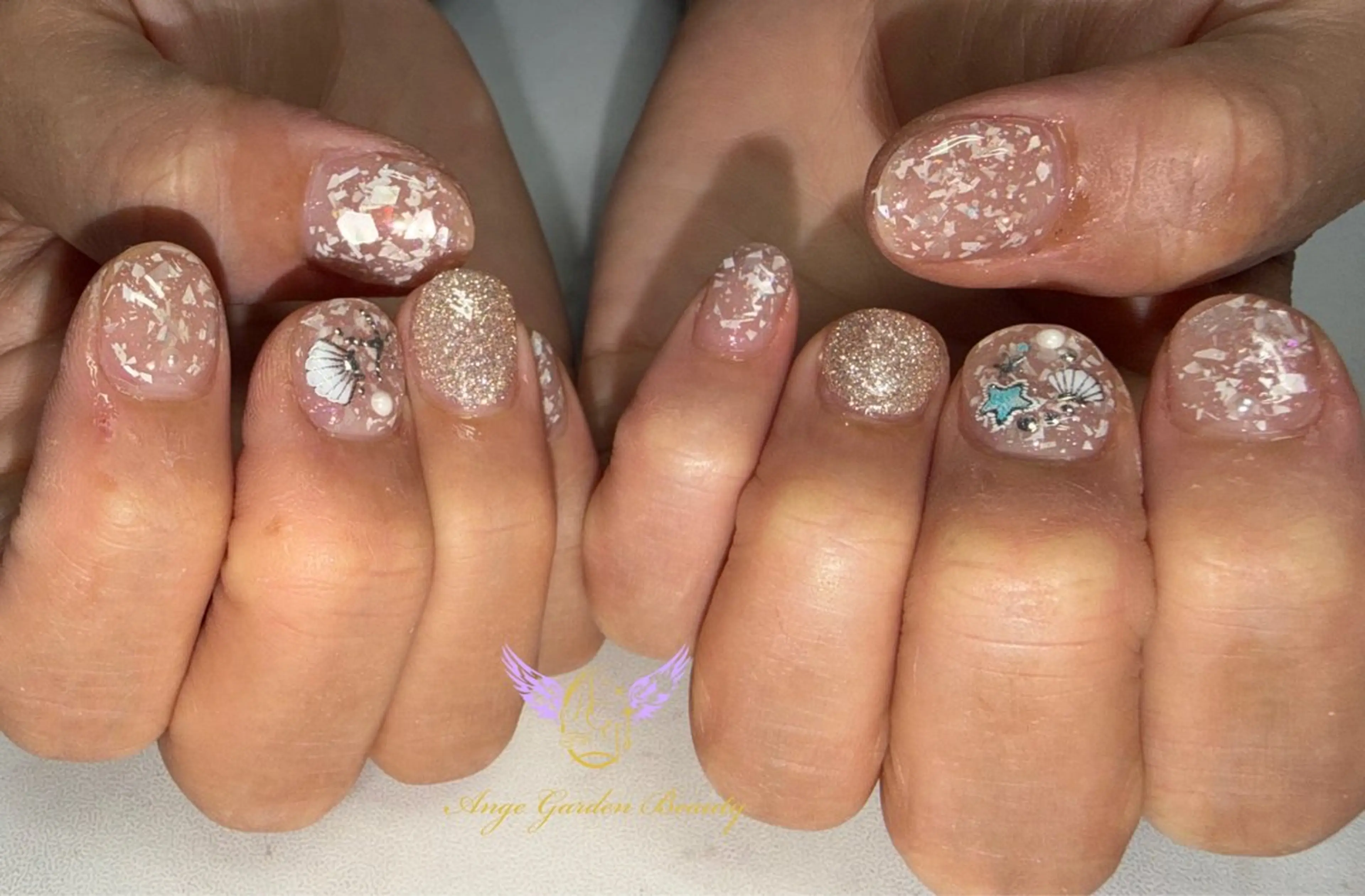 ネイル ハンドネイル AngeGarden Beautymihoのネイルデザイン