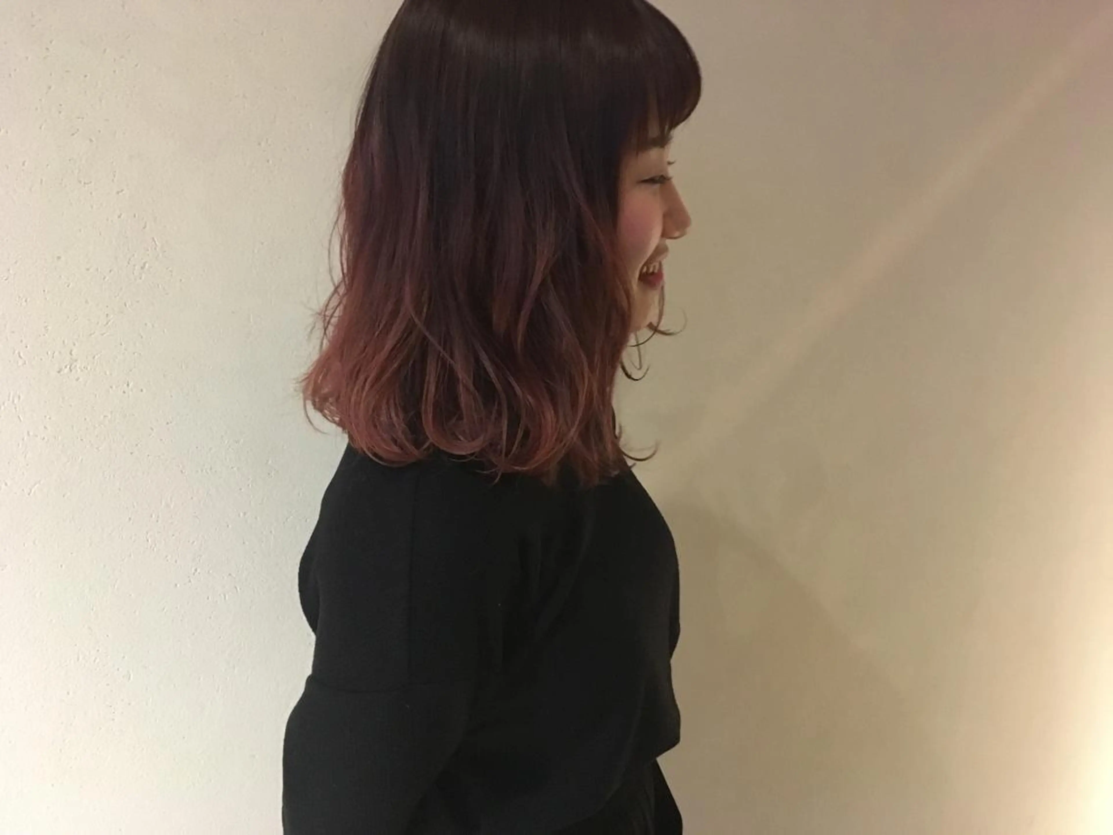 ミディアム キノシタ マユのヘアスタイル