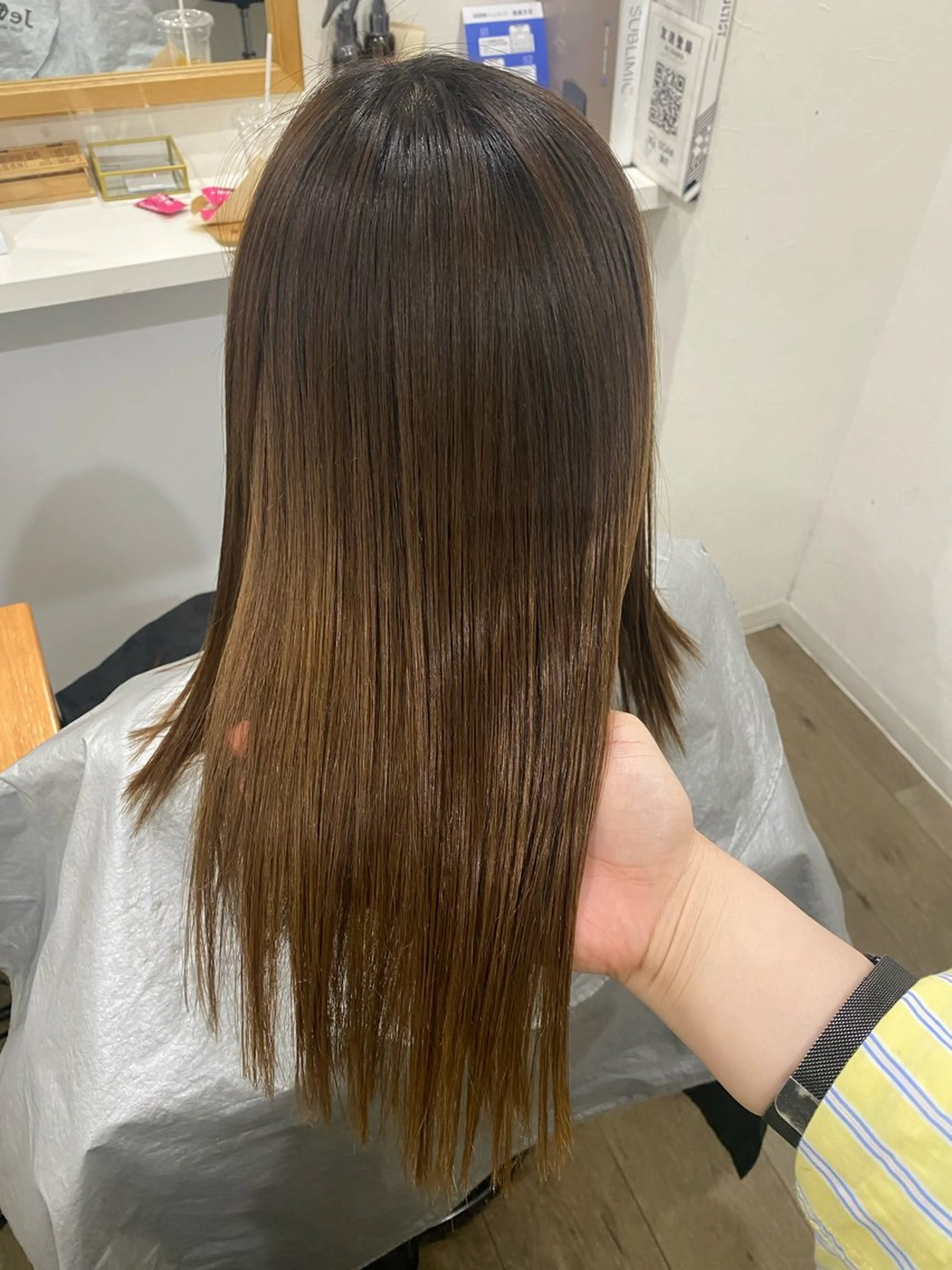 ロング カット 縮毛矯正 髪質改善サロン 梅田/ヨナミネのヘアスタイル