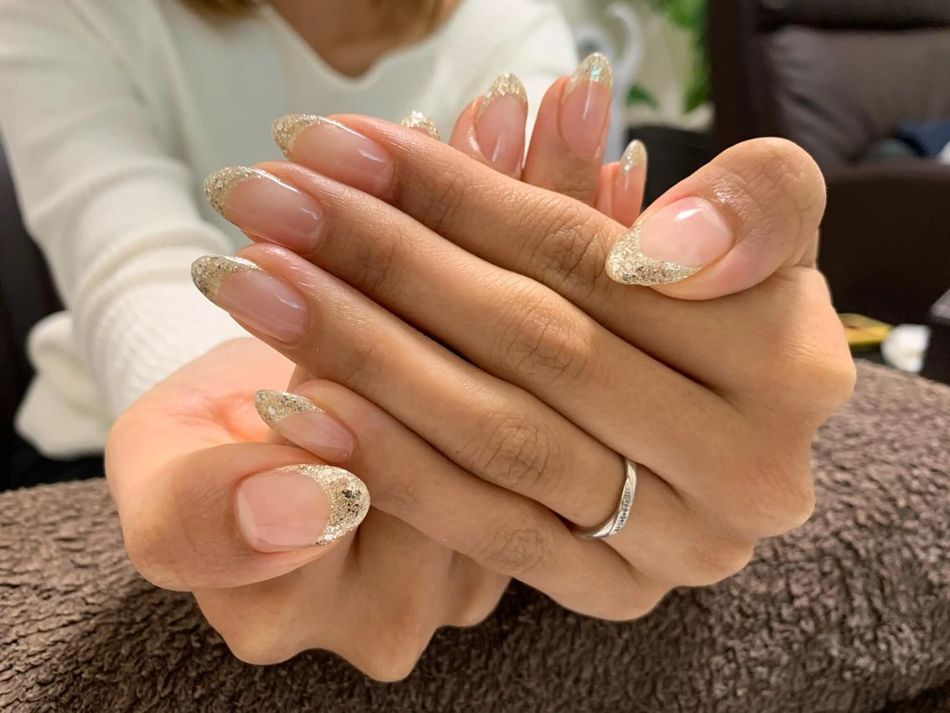 ネイル フレンチネイル 💎JADE💎 安田沙也香のネイルデザイン