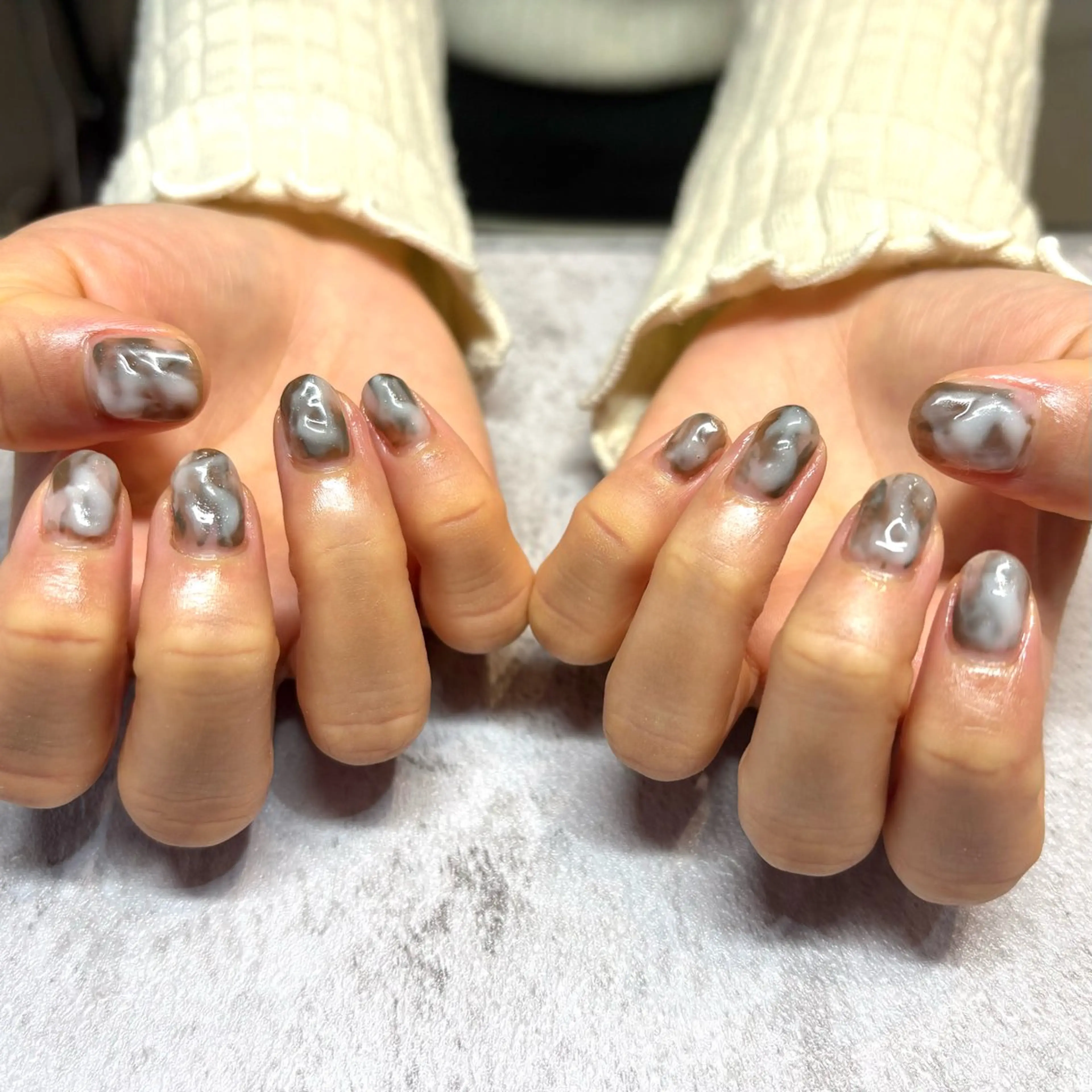 ネイル WHITE NAIL 鳳店AYUMIのネイルデザイン