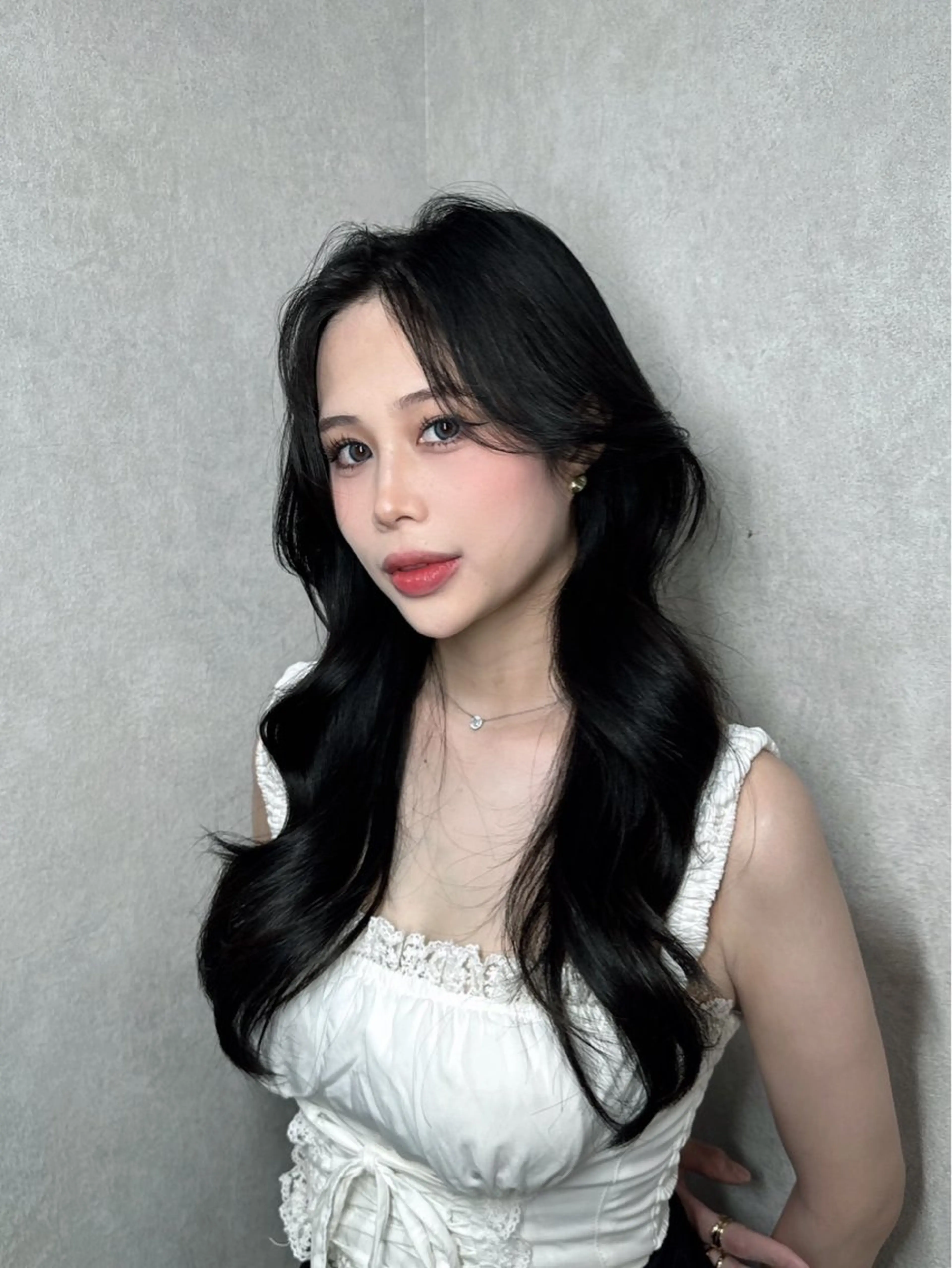 ロング カラー カット ヘアカラー トリートメント ワンホン/エクステ ケラチン/Kaitoのヘアスタイル