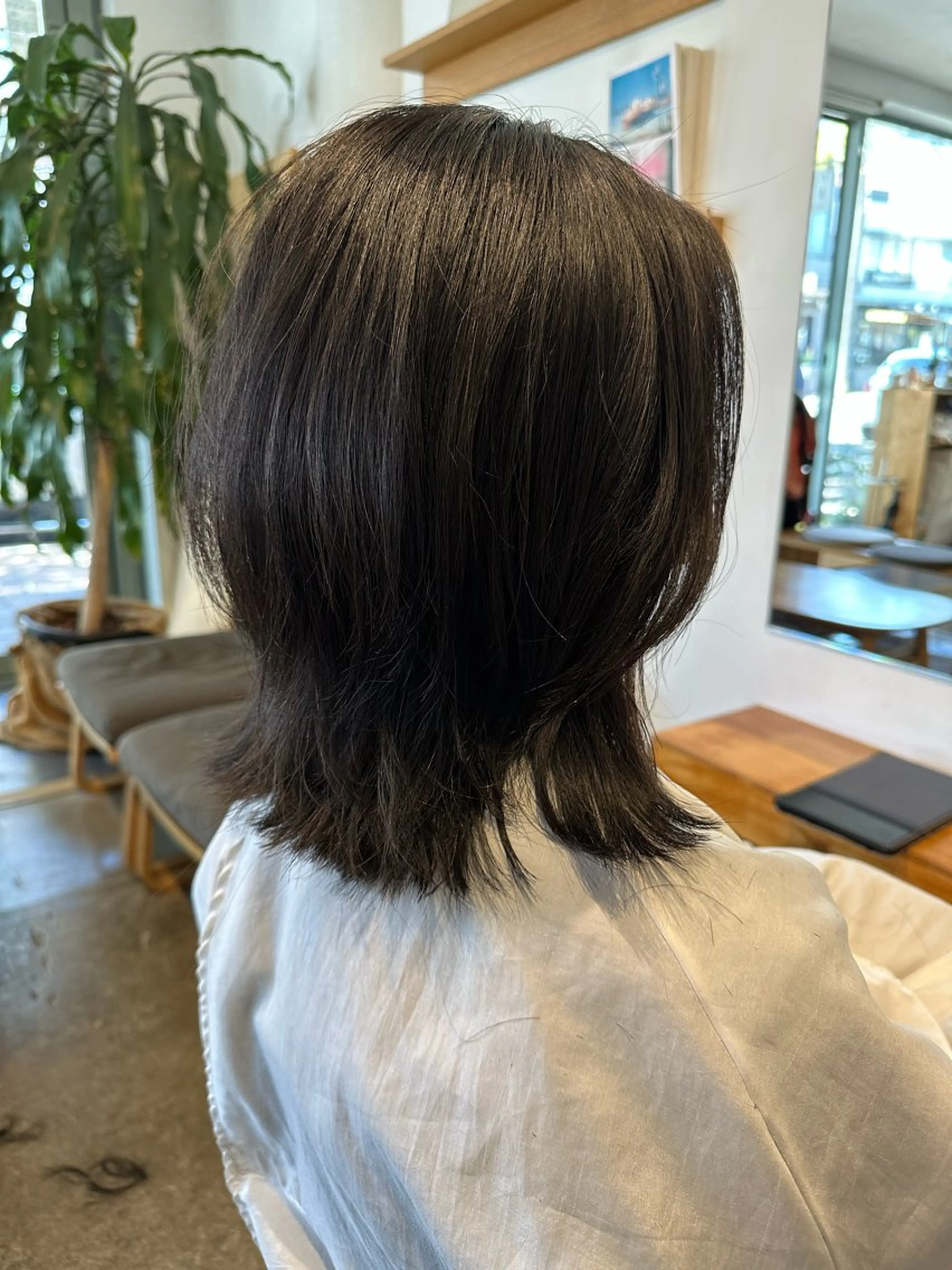 ミディアム カラー カット トリートメント レイヤー/ナチュラル 💐nao.のヘアスタイル