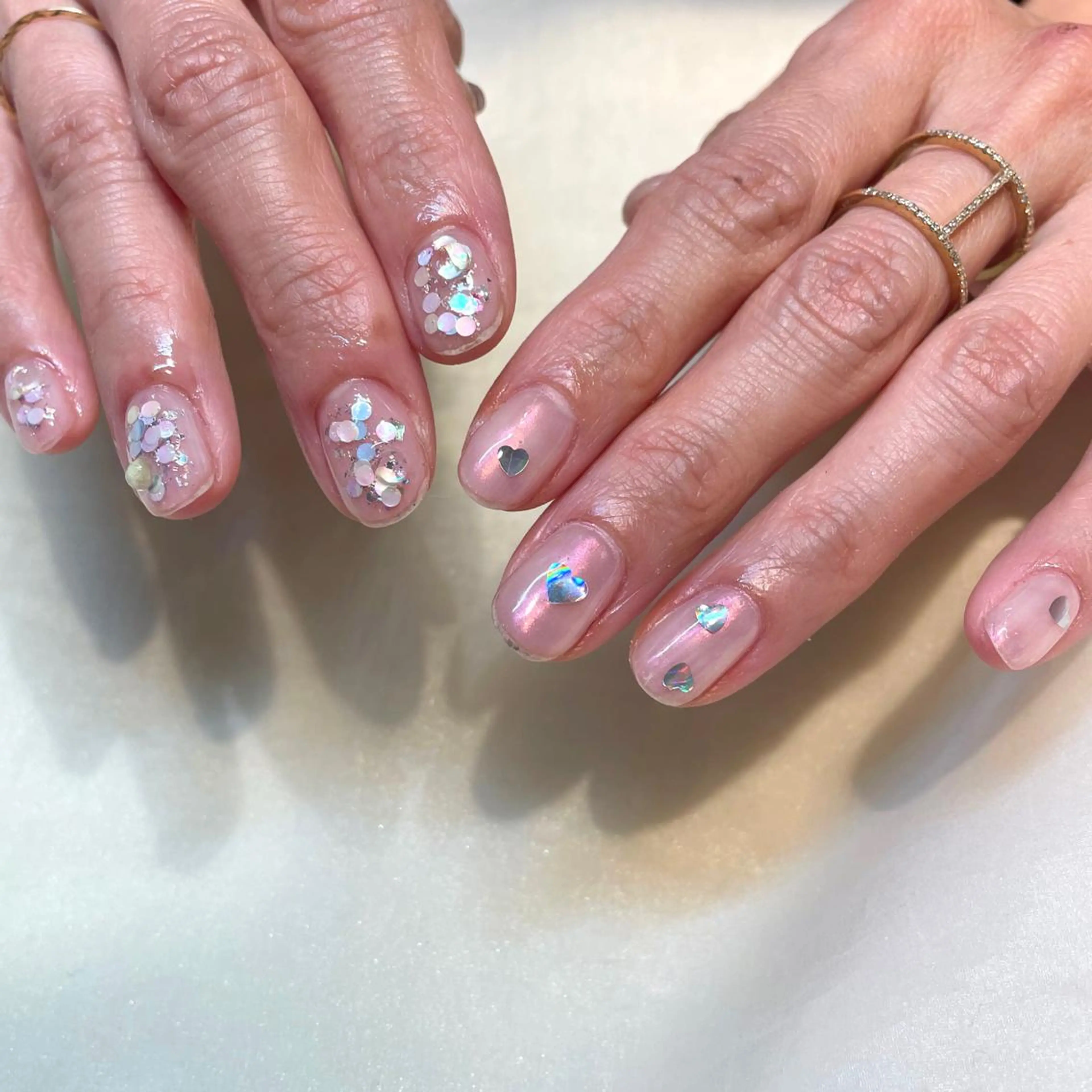 ネイル ハンドネイル 新井 ひなののネイルデザイン