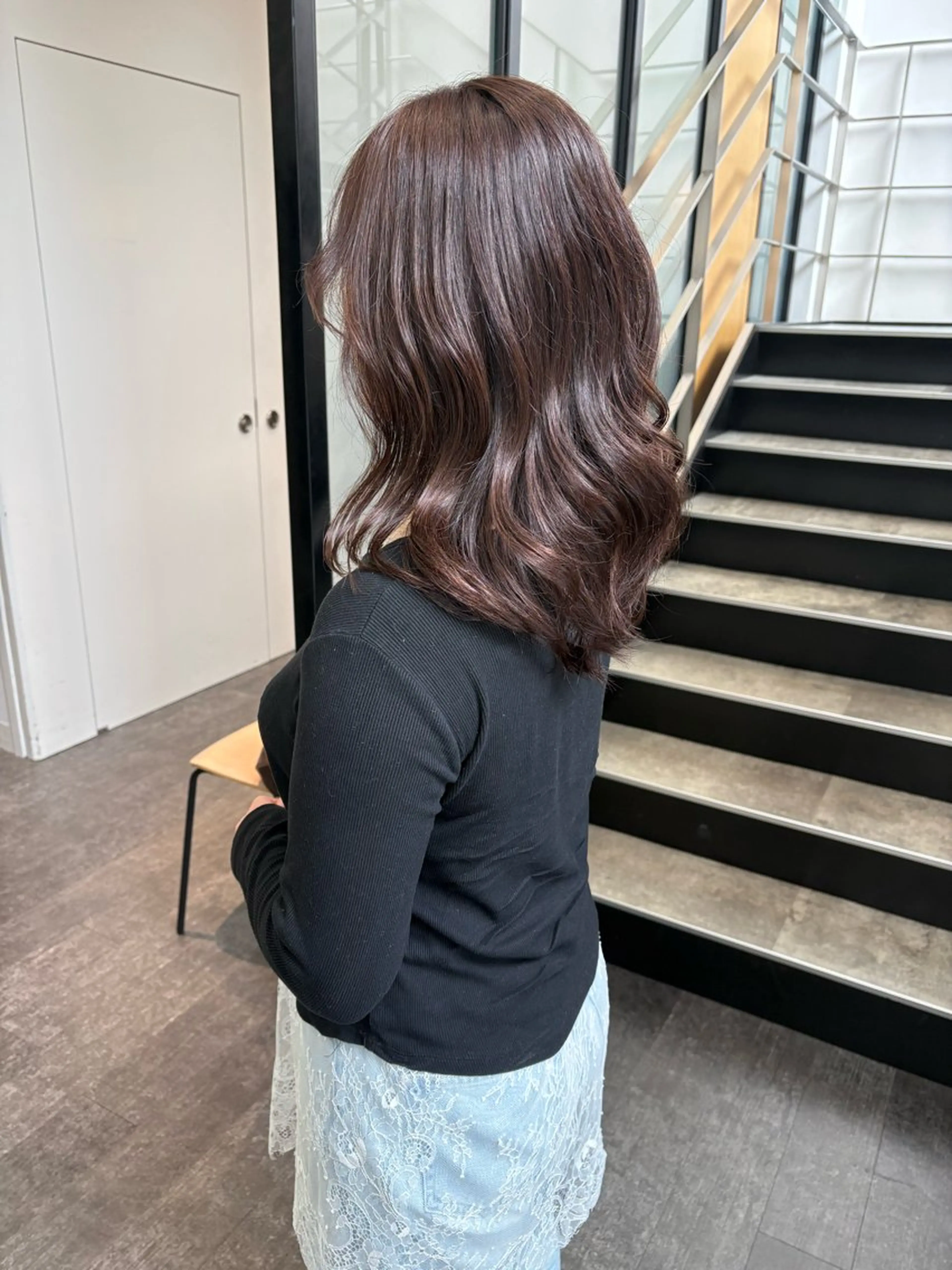 ミディアム カラー 透明感カラー カット ヘアカラー トリートメント mao | 柔らか艶カラー🫧のヘアスタイル