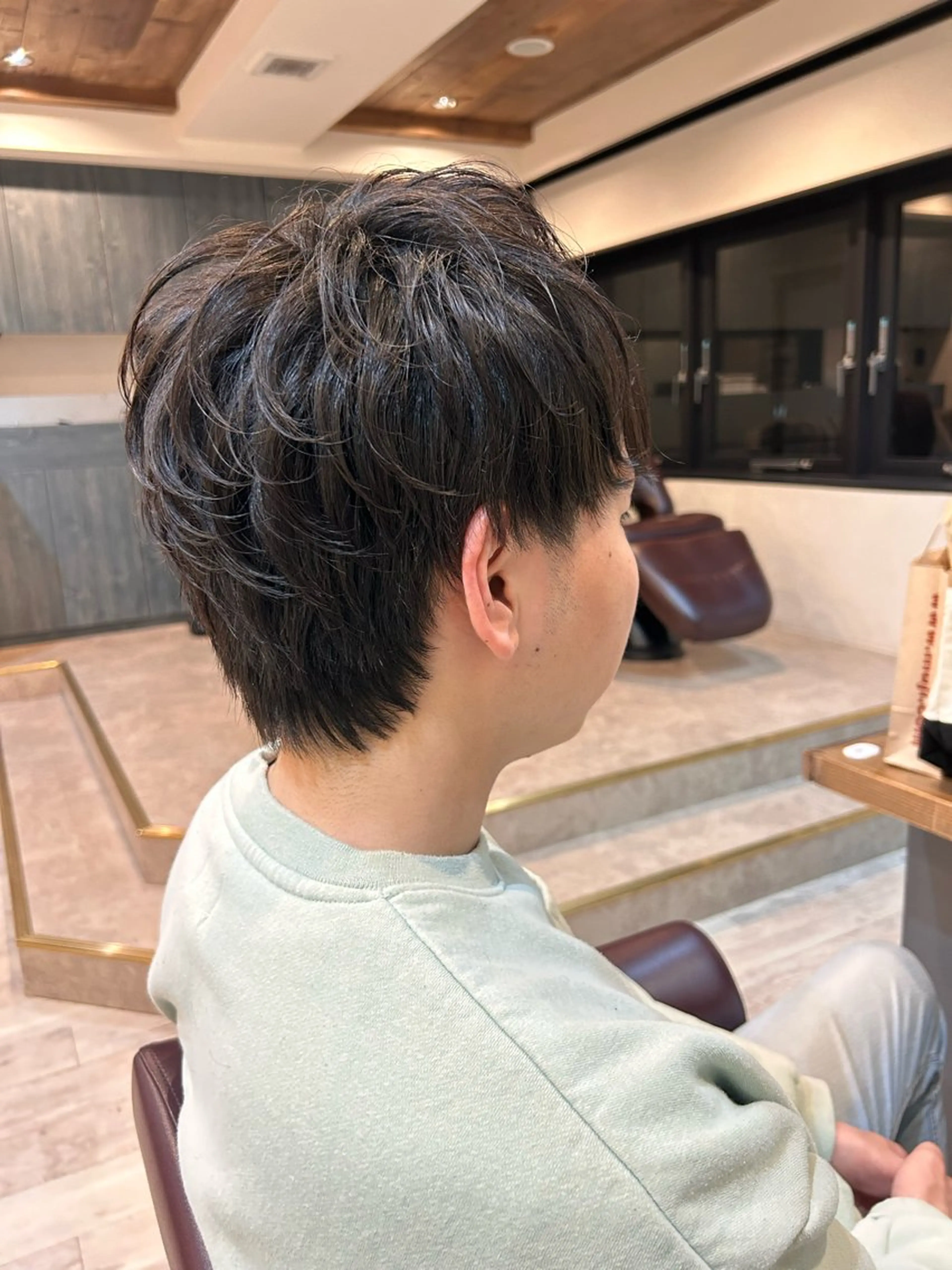 パーマ メンズ カット パーマ 奈良 優輝のヘアスタイル