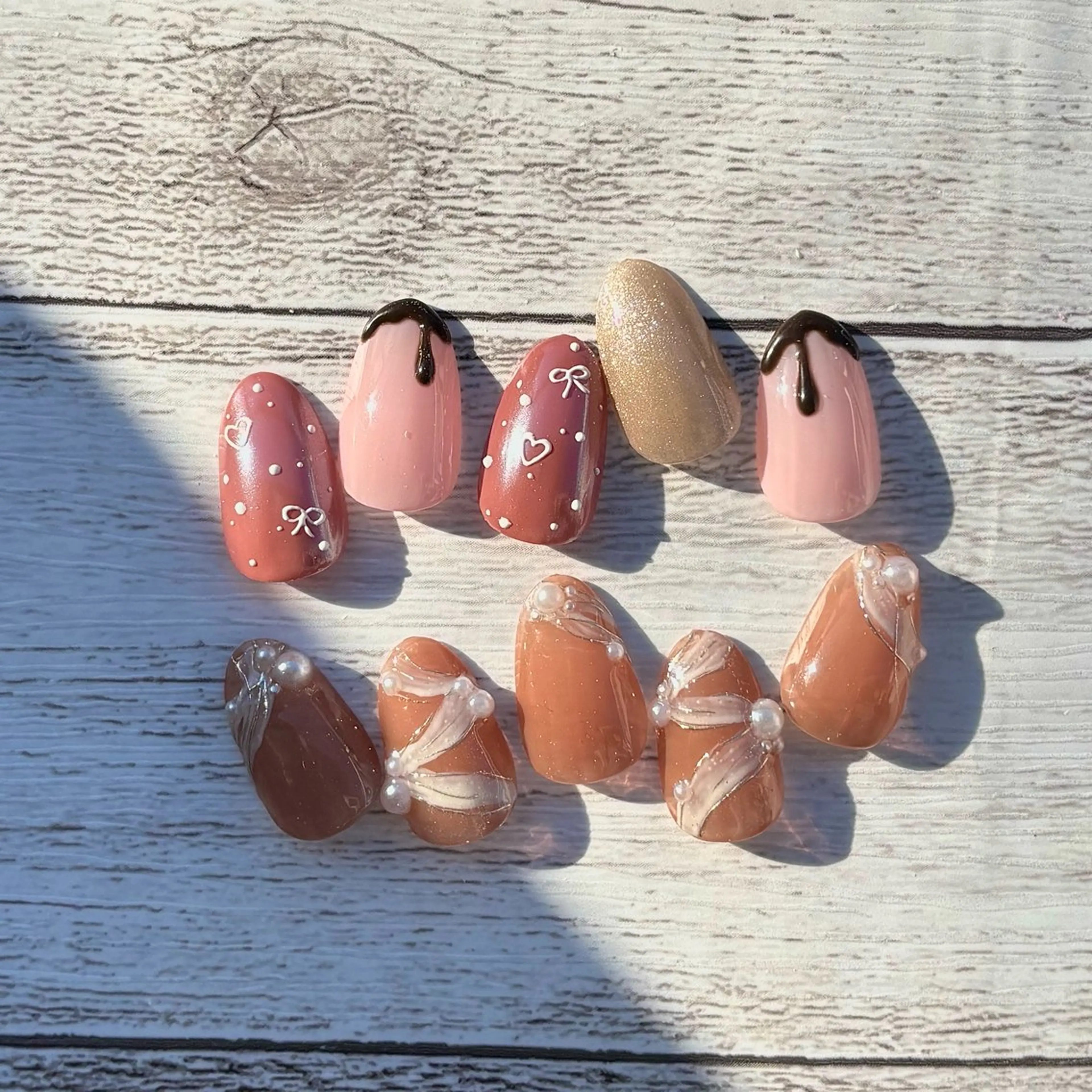 ネイル ハンドネイル Nailsalon BLOOM🌷 山崎のネイルデザイン