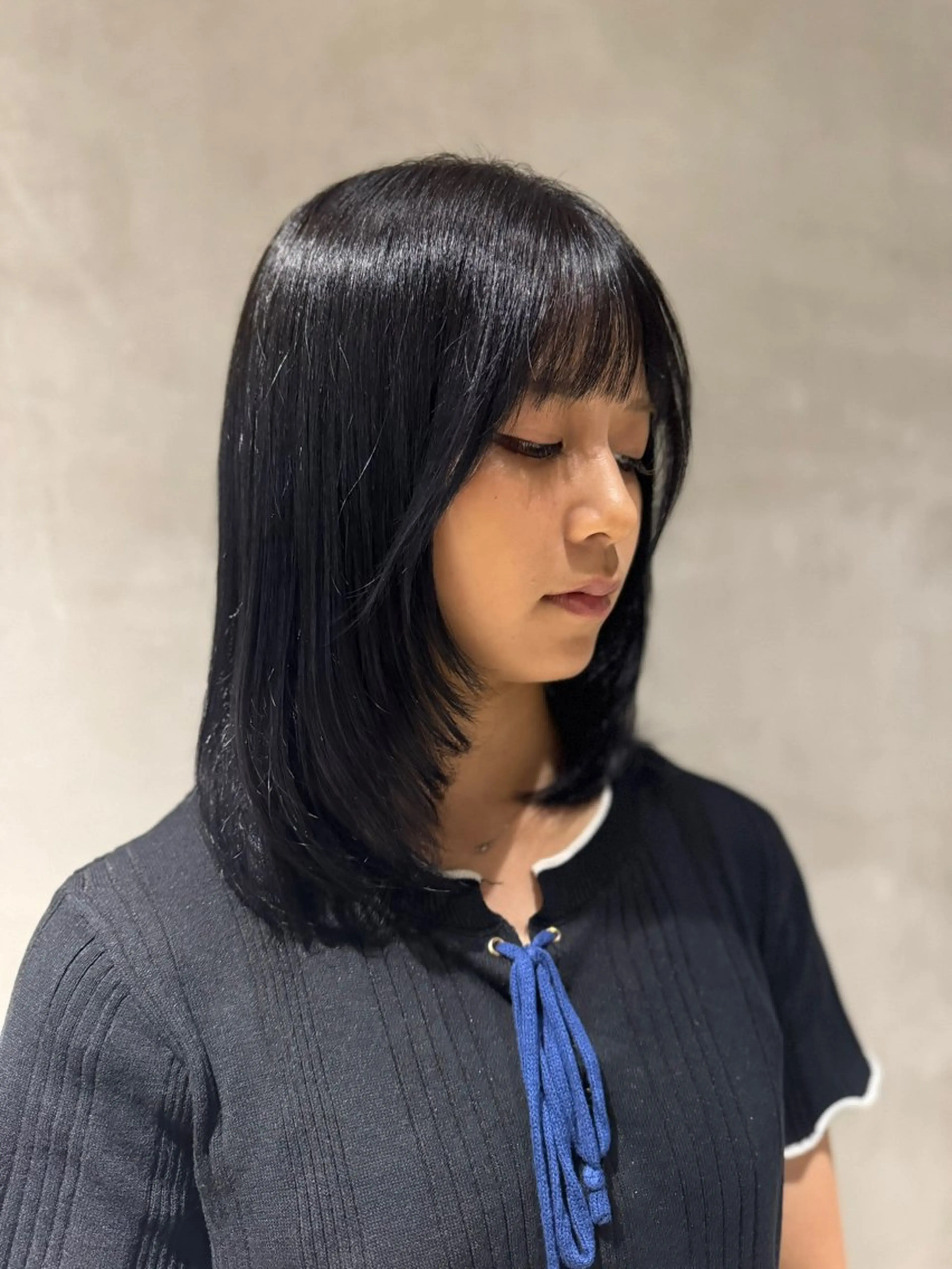 ミディアム 柳川 ことねのヘアスタイル