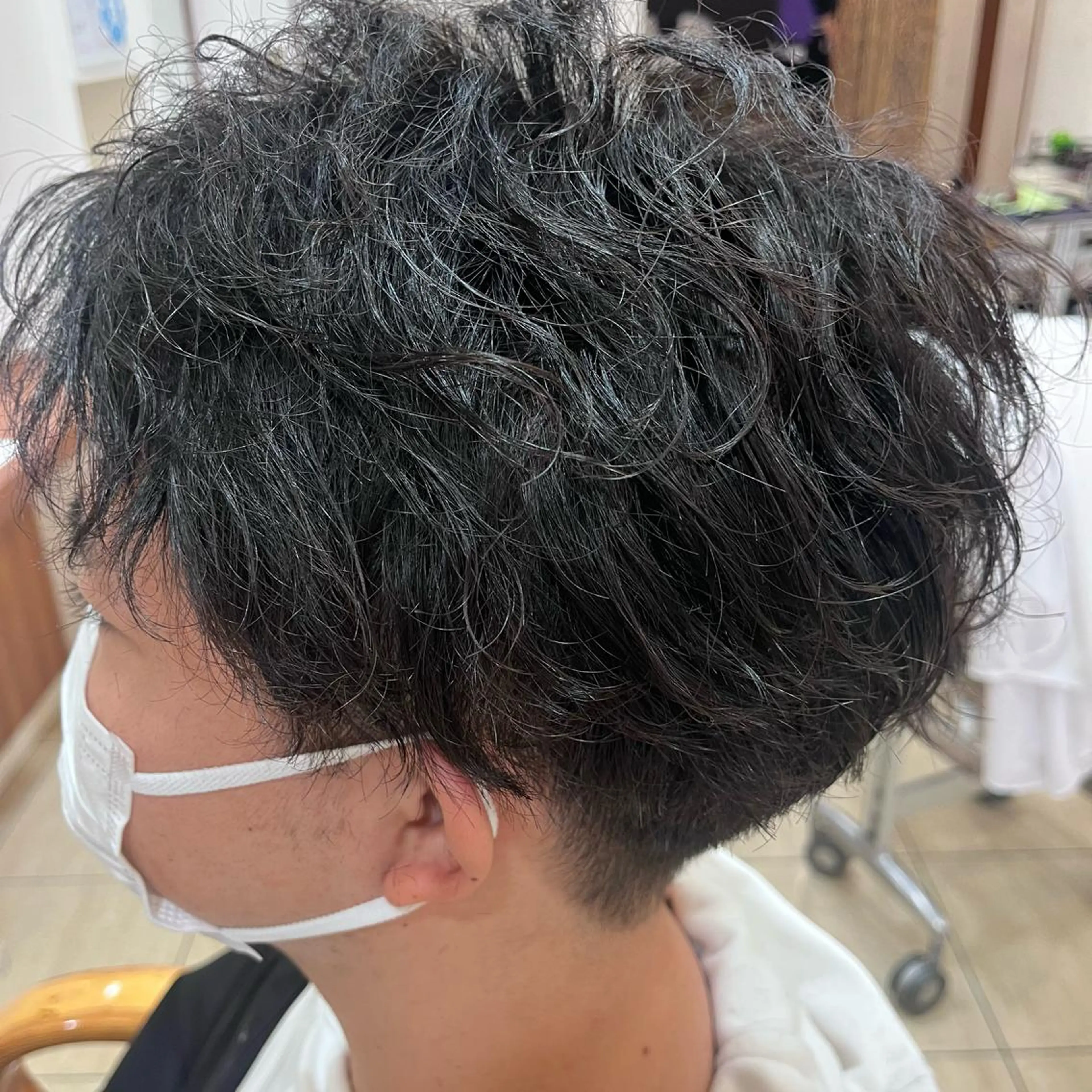 パーマ メンズ 斉藤 凜のヘアスタイル
