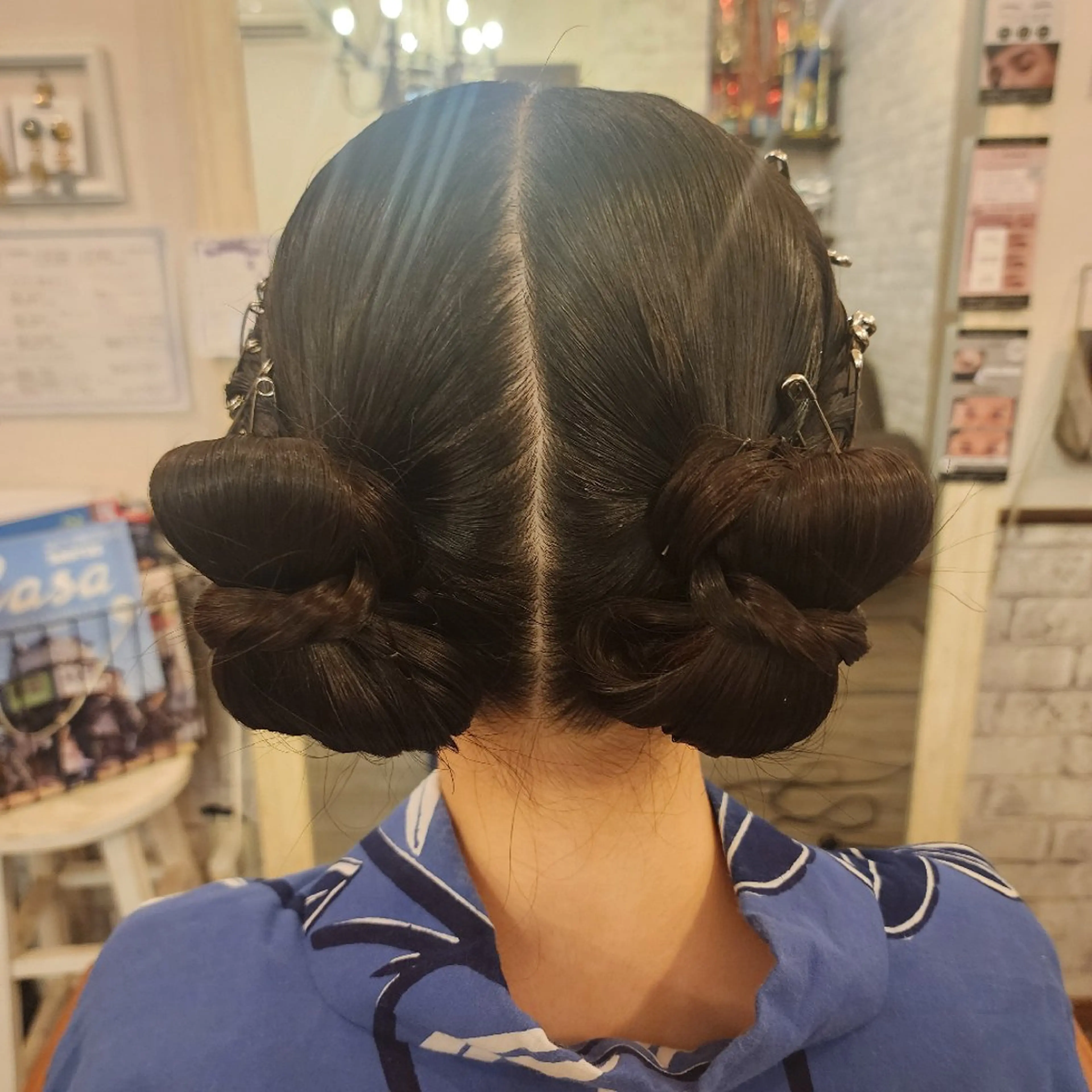 ヘアアレンジ お団子ヘア ESTELA... OHARA のヘアスタイル