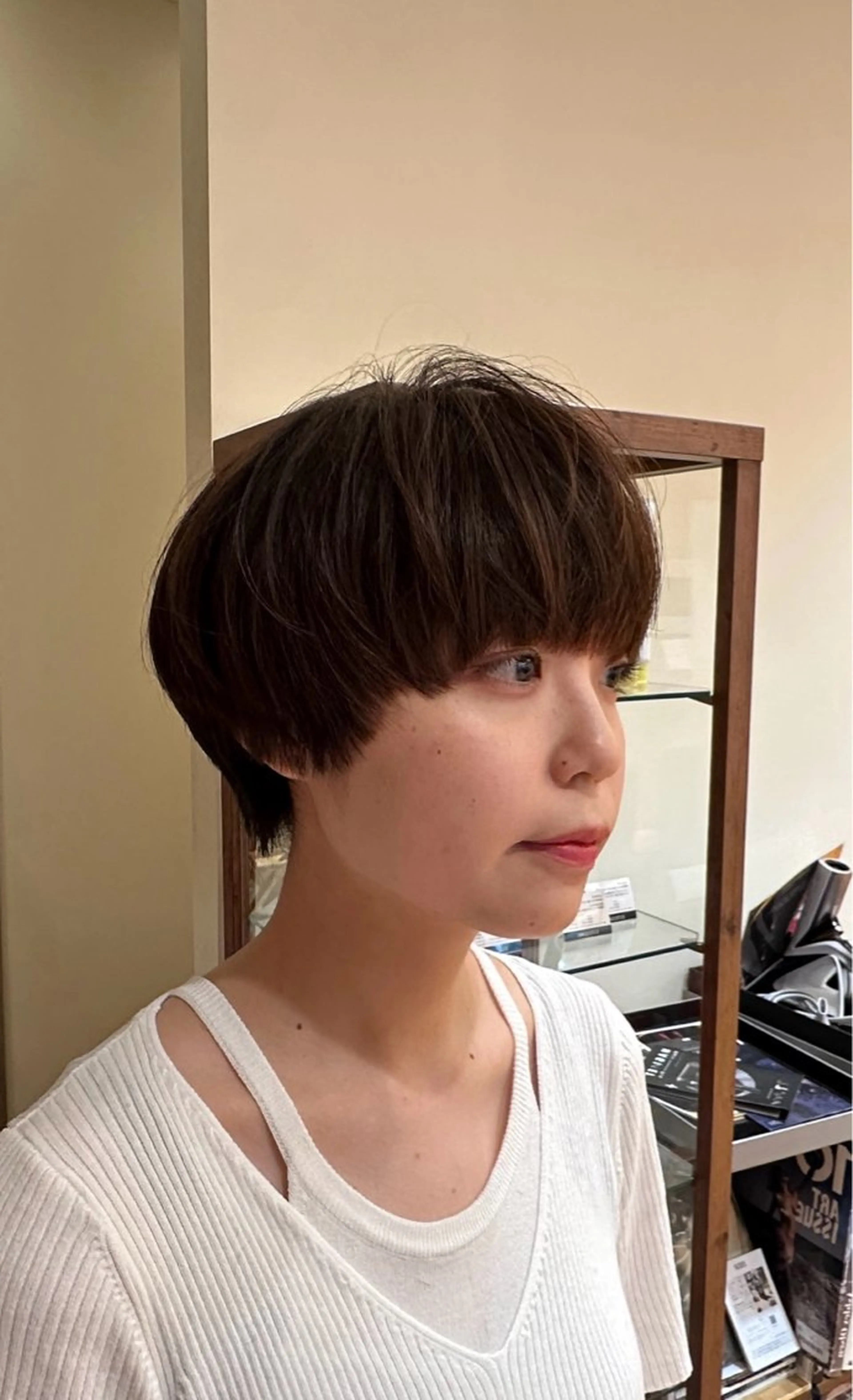 ショート 伸ばしかけ ショートヘア 小顔カット カットモデル/ 大森弘貴のヘアスタイル