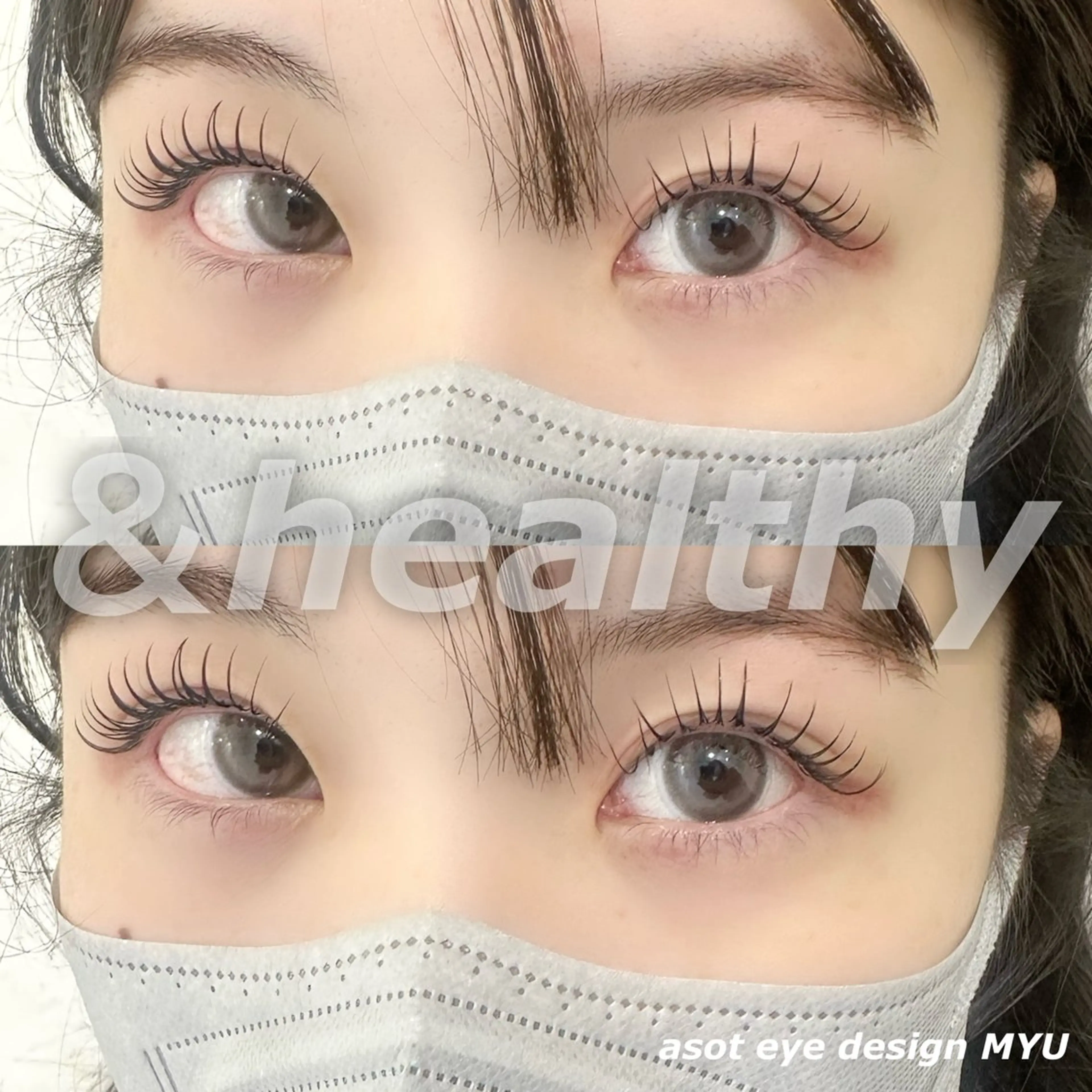 マツエク・マツパ MYU🩵 Mirajuのマツエク・マツパデザイン