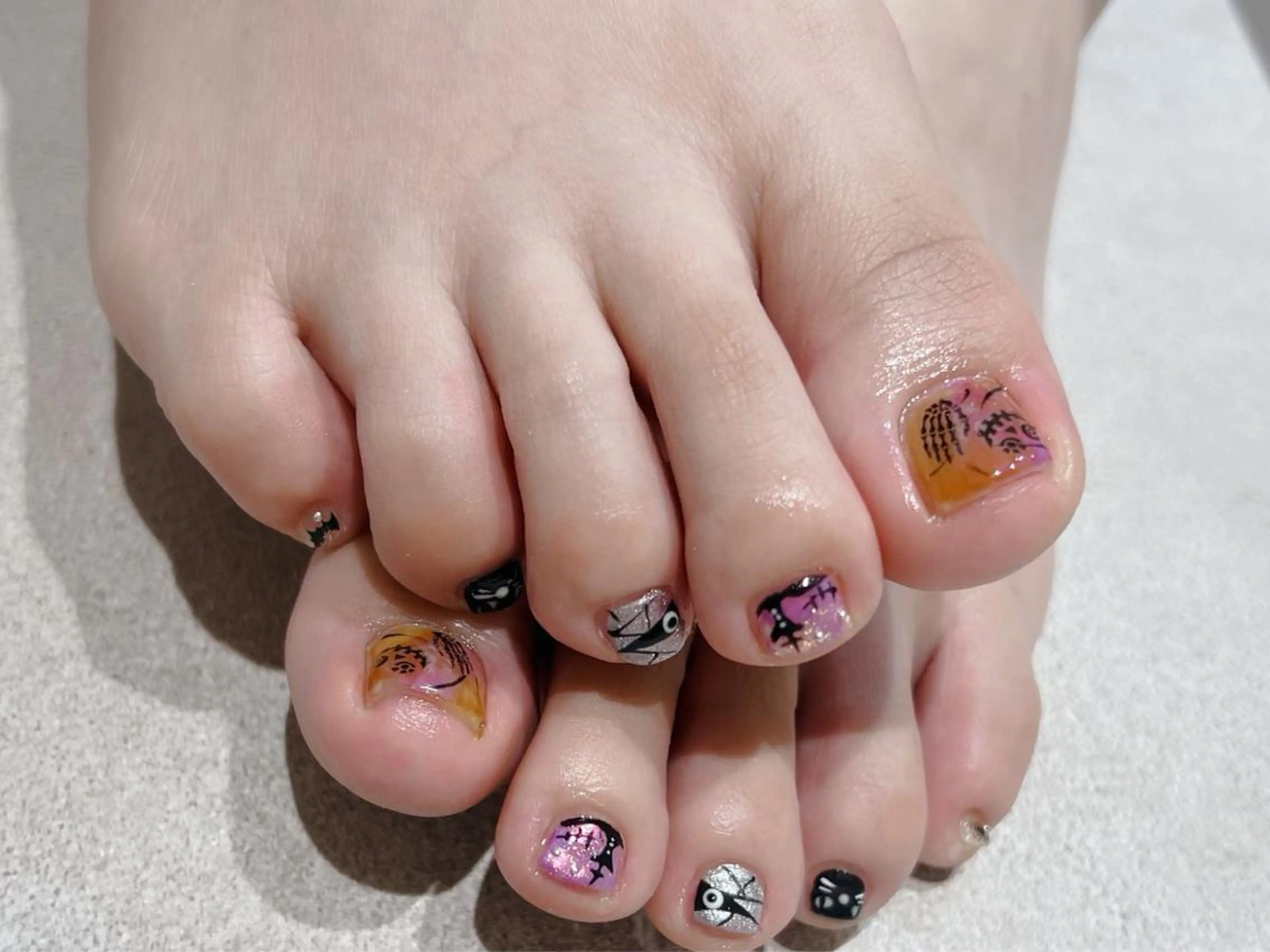 ネイル ハロウィン 4/2ご予約 ◎ 本田 知美ꯁꯧのネイルデザイン