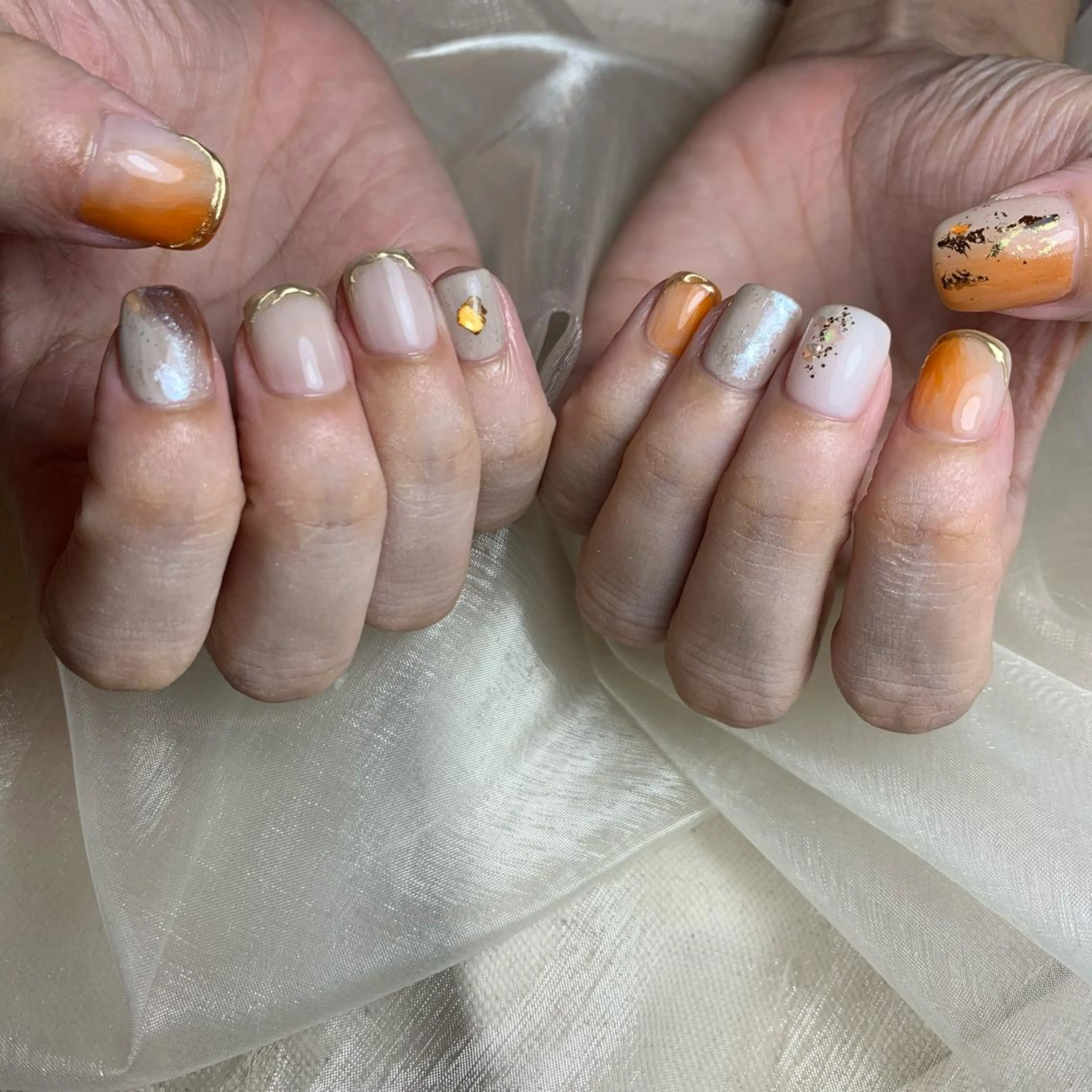 ネイル ハンドネイル 里見 麗のネイルデザイン