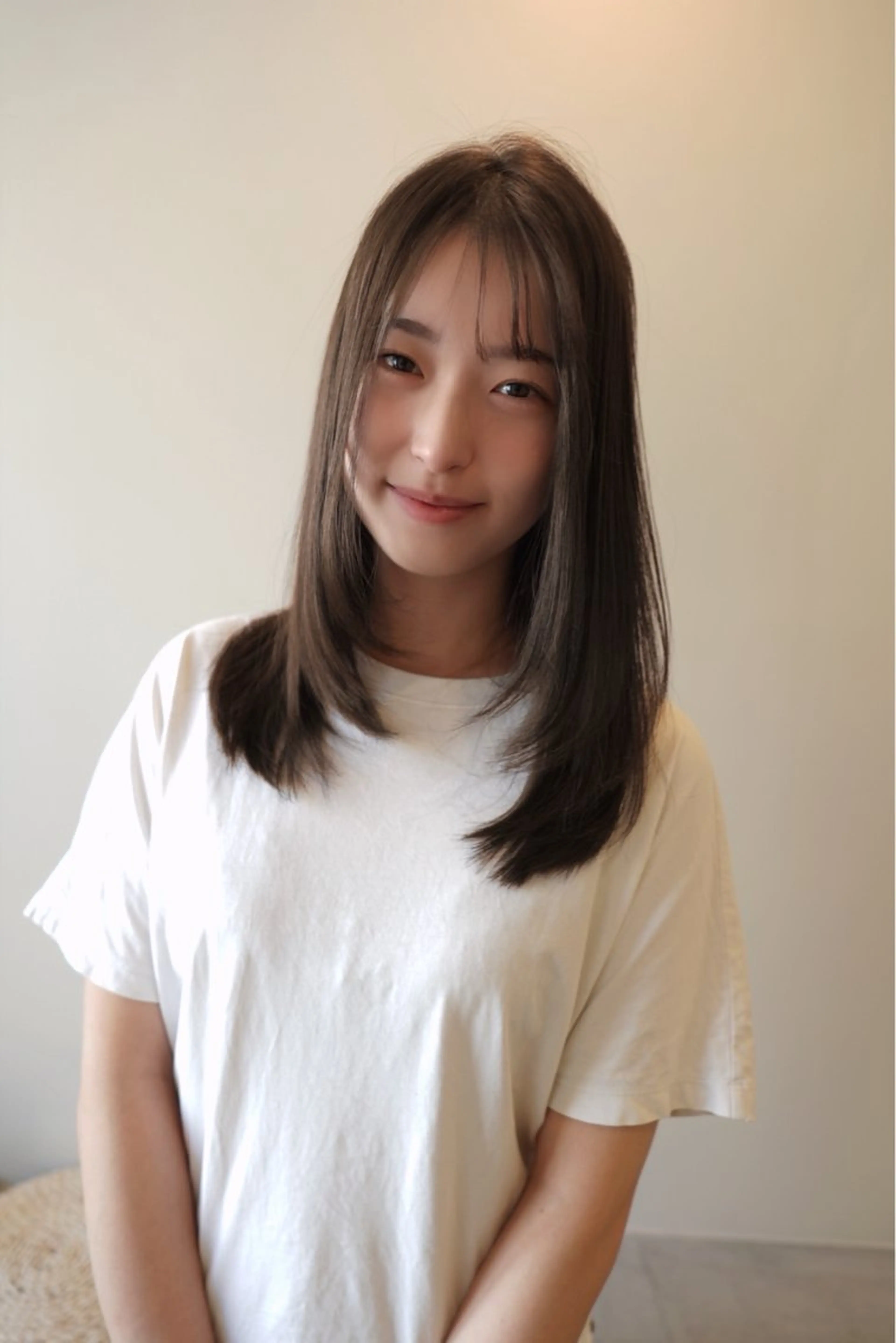 ロング 💛🤍U too e’s 鎌倉🧸のヘアスタイル