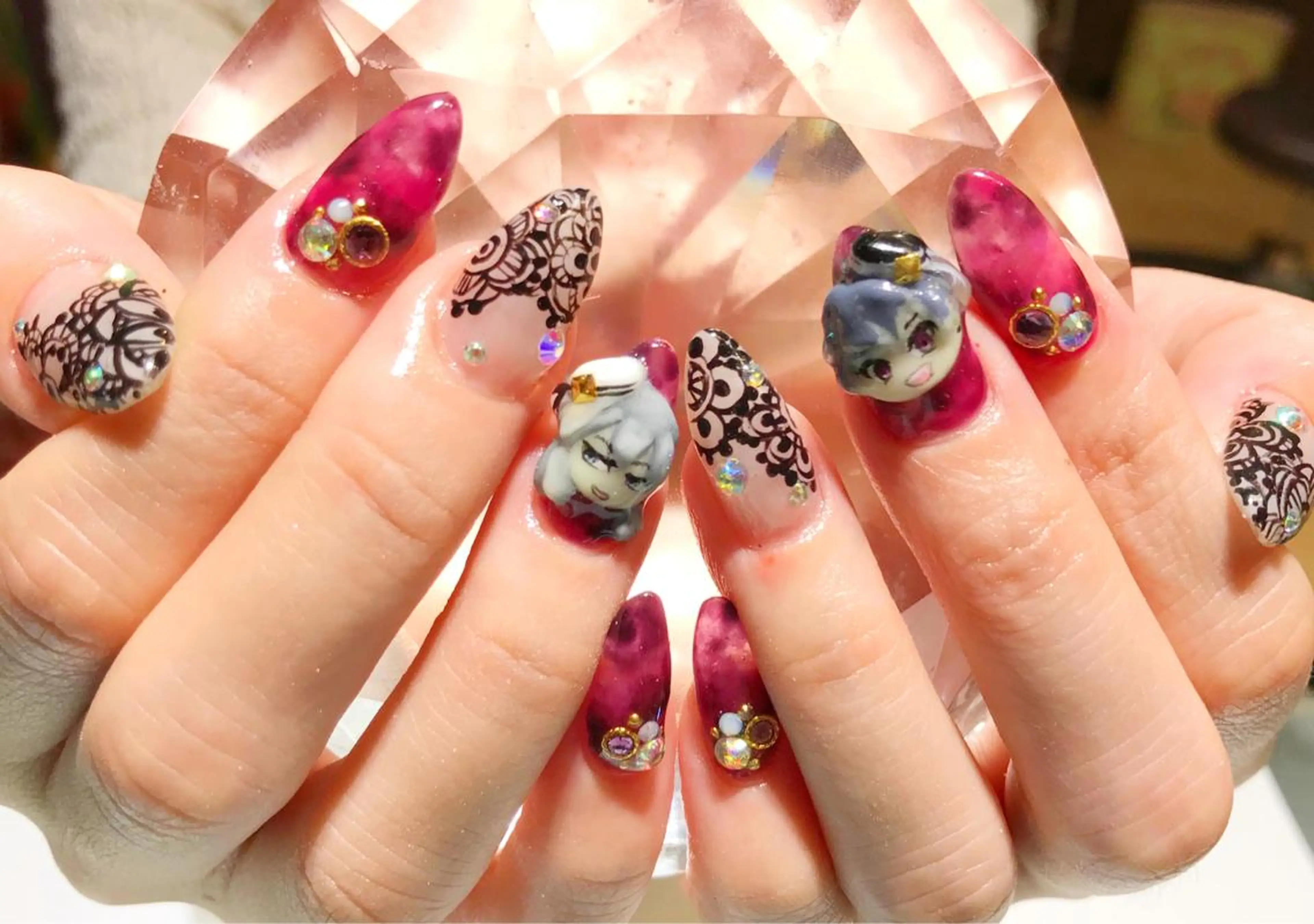 ネイル アートネイル スカルプネイル YUN 💅のネイルデザイン