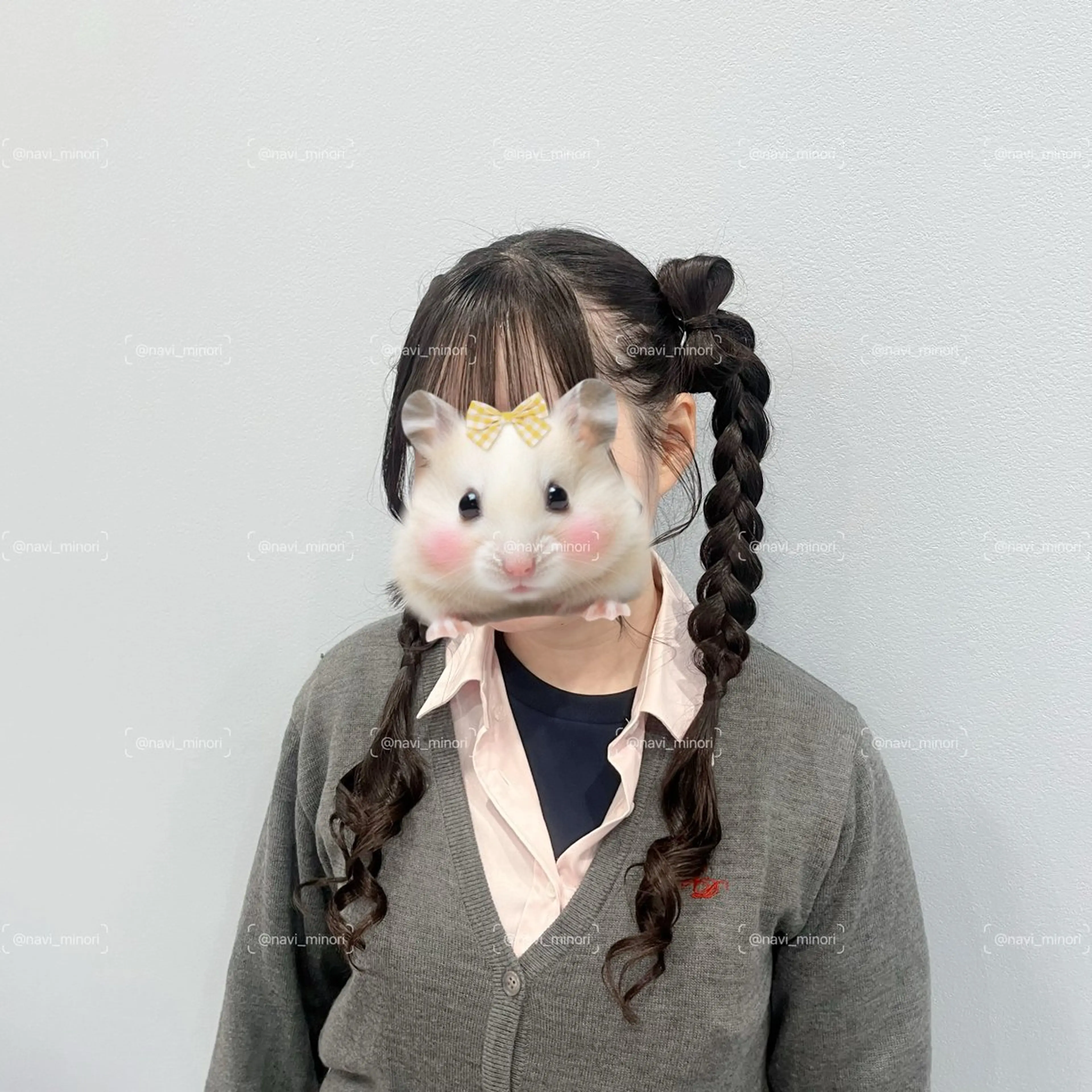 ロング ヘアアレンジ ツインテール Hairset minoriのヘアスタイル