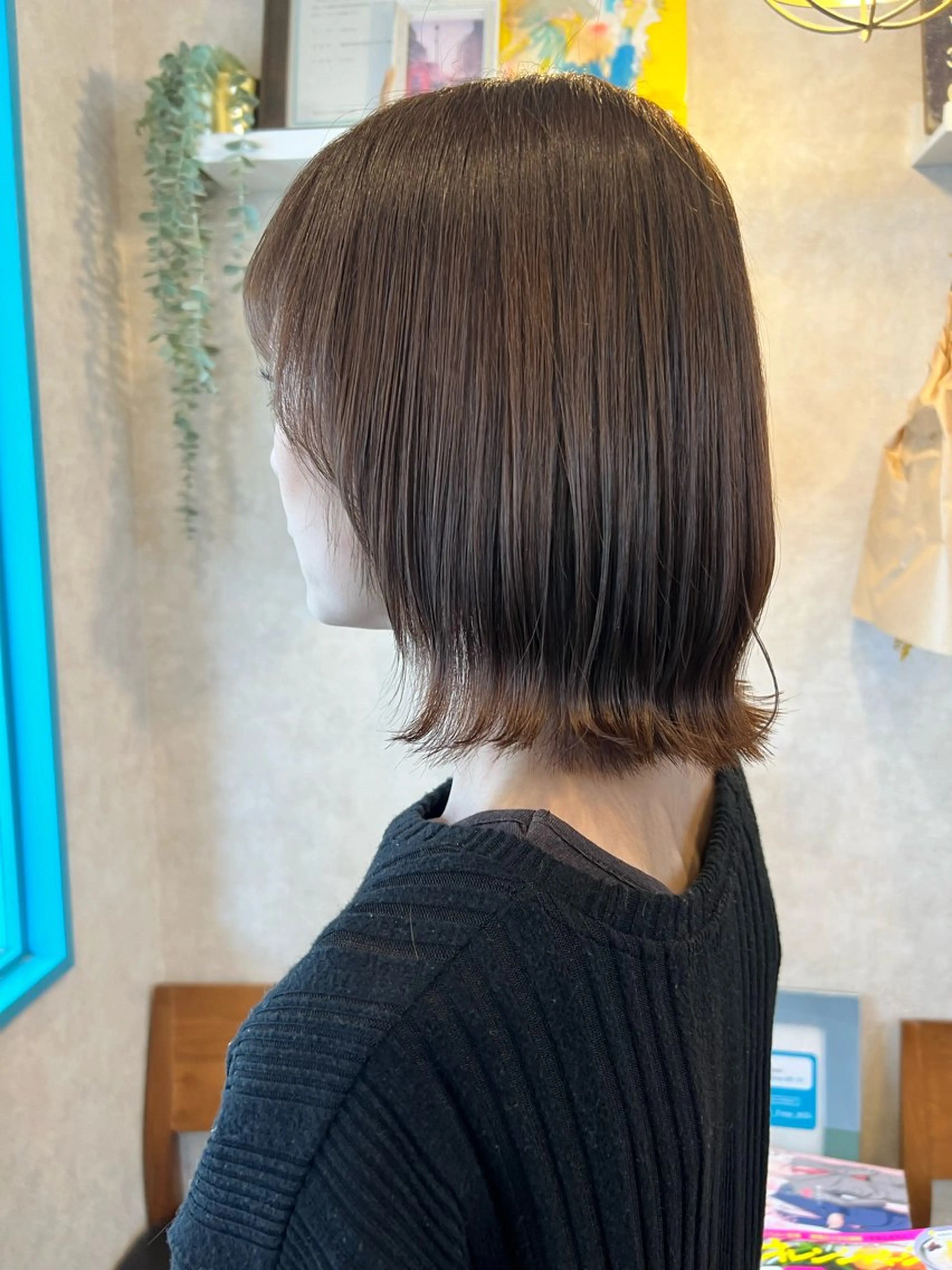 ミディアム 齊藤 萌香のヘアスタイル