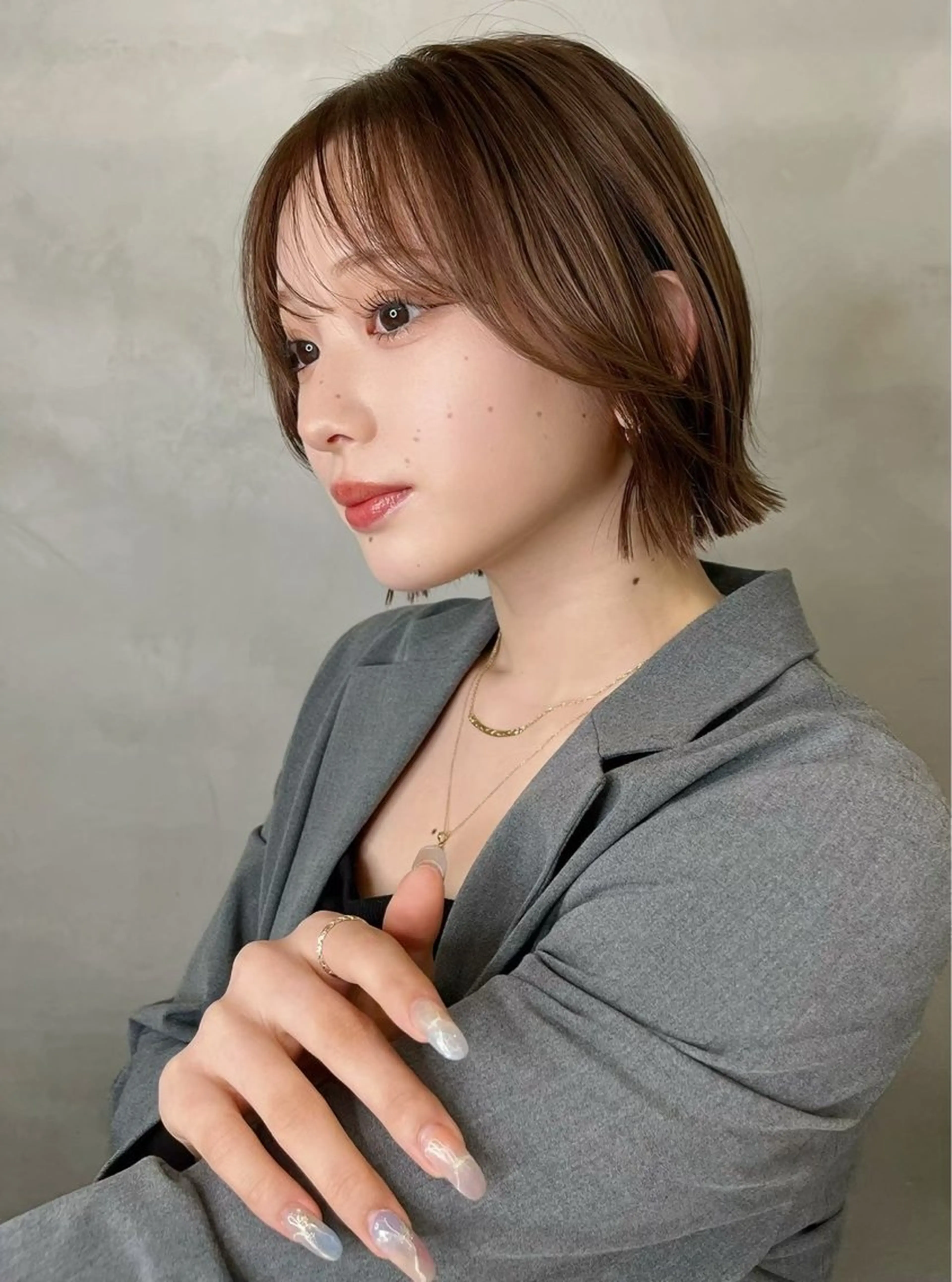 ショート 【韓国/レイヤー/ カラー】新井 望乃果のヘアスタイル