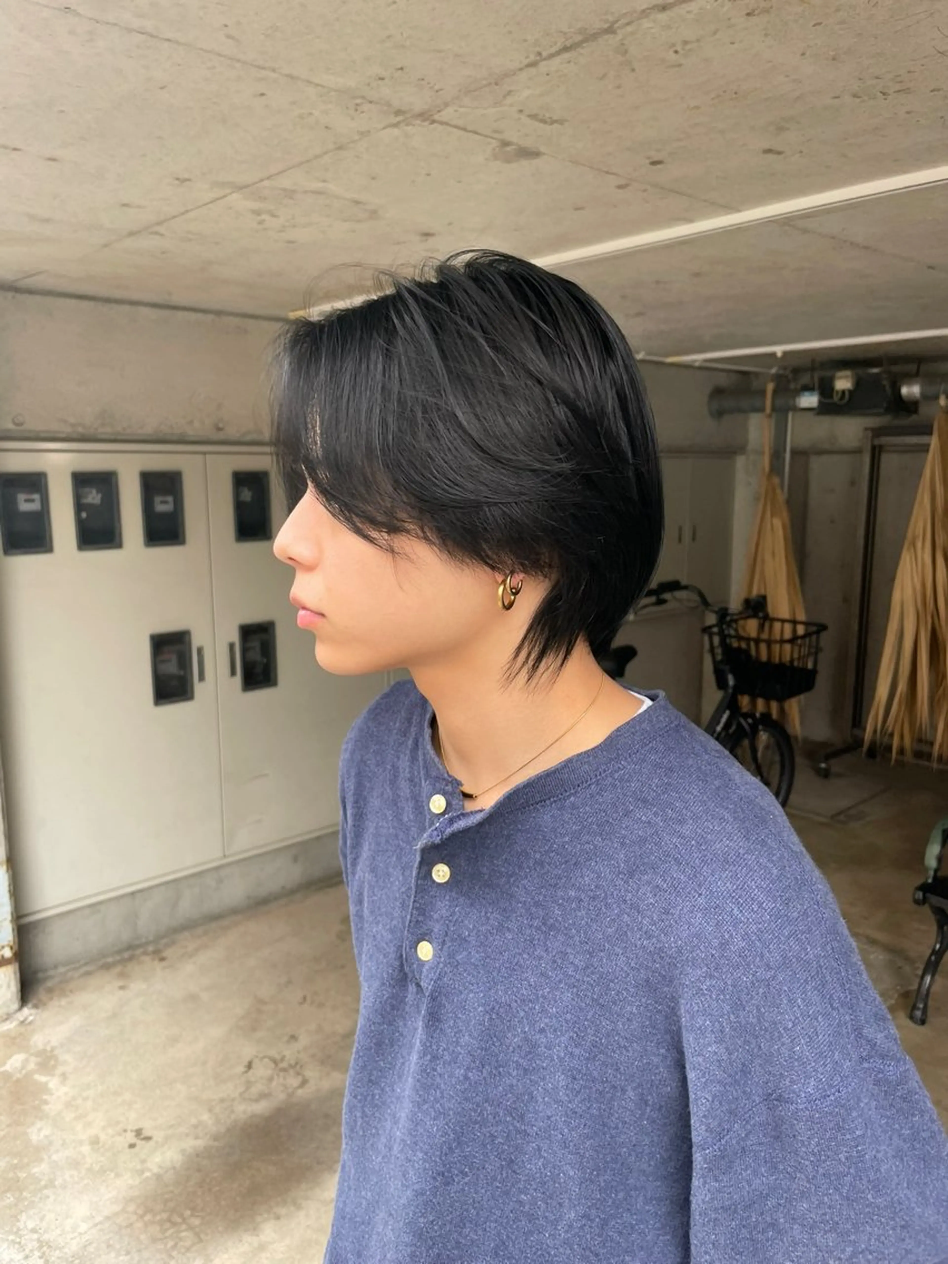 ショート メンズ ヘアカラー noki /bob layerのヘアスタイル