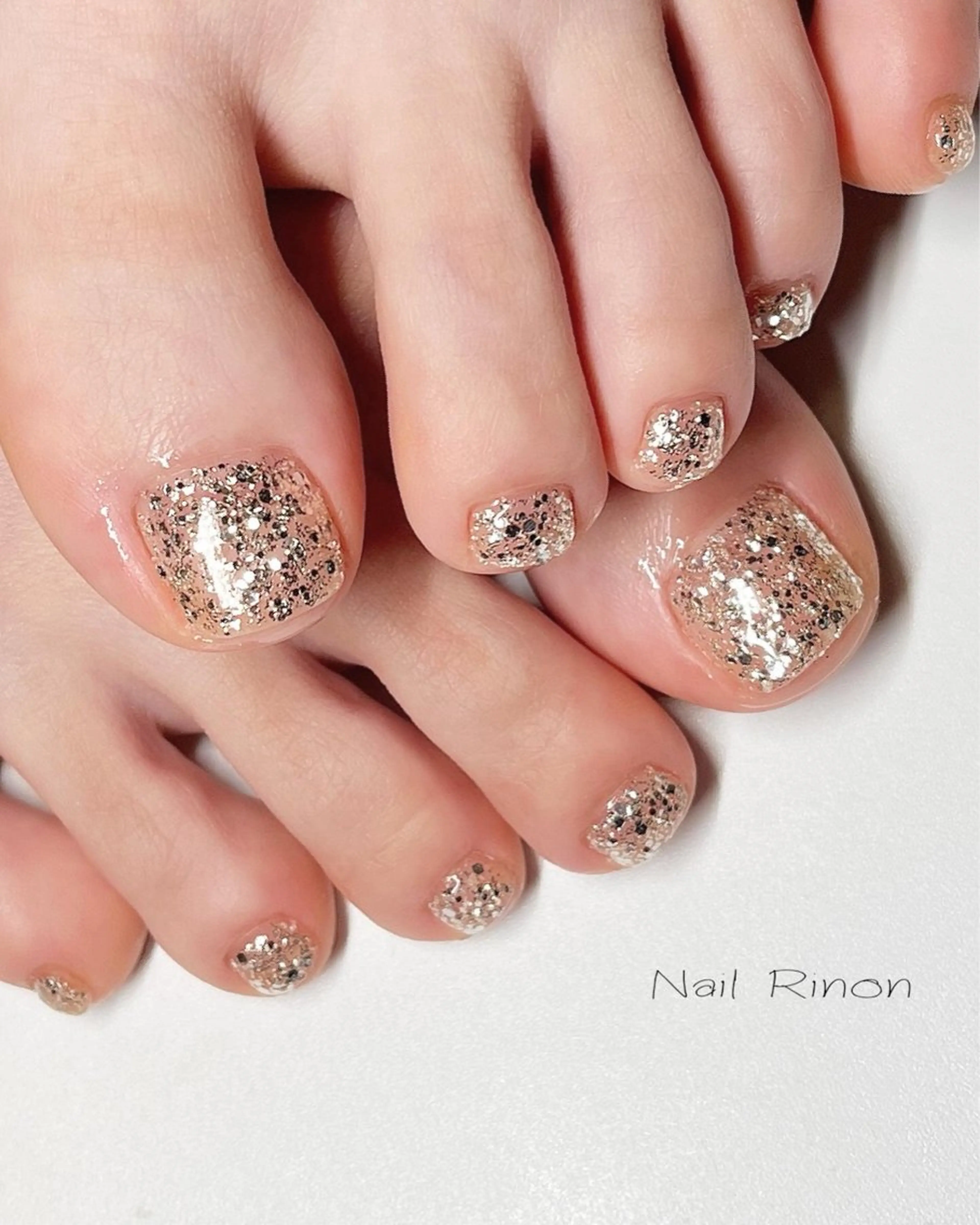 ネイル フットネイル フットネイル Nail Rinonのネイルデザイン
