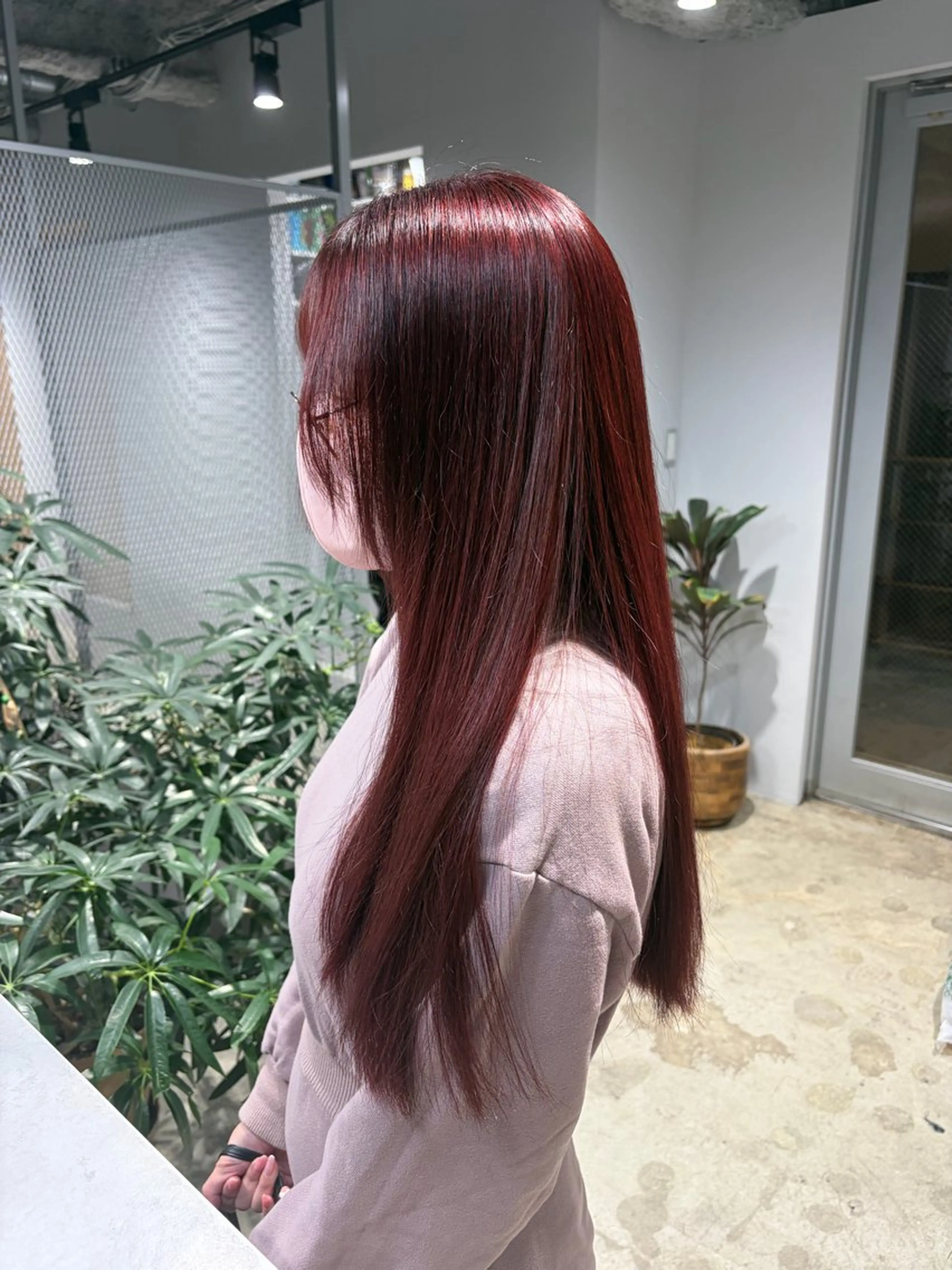 ロング カラー ヘアカラー ナチュラルカラー リタッチ　あんりのヘアスタイル