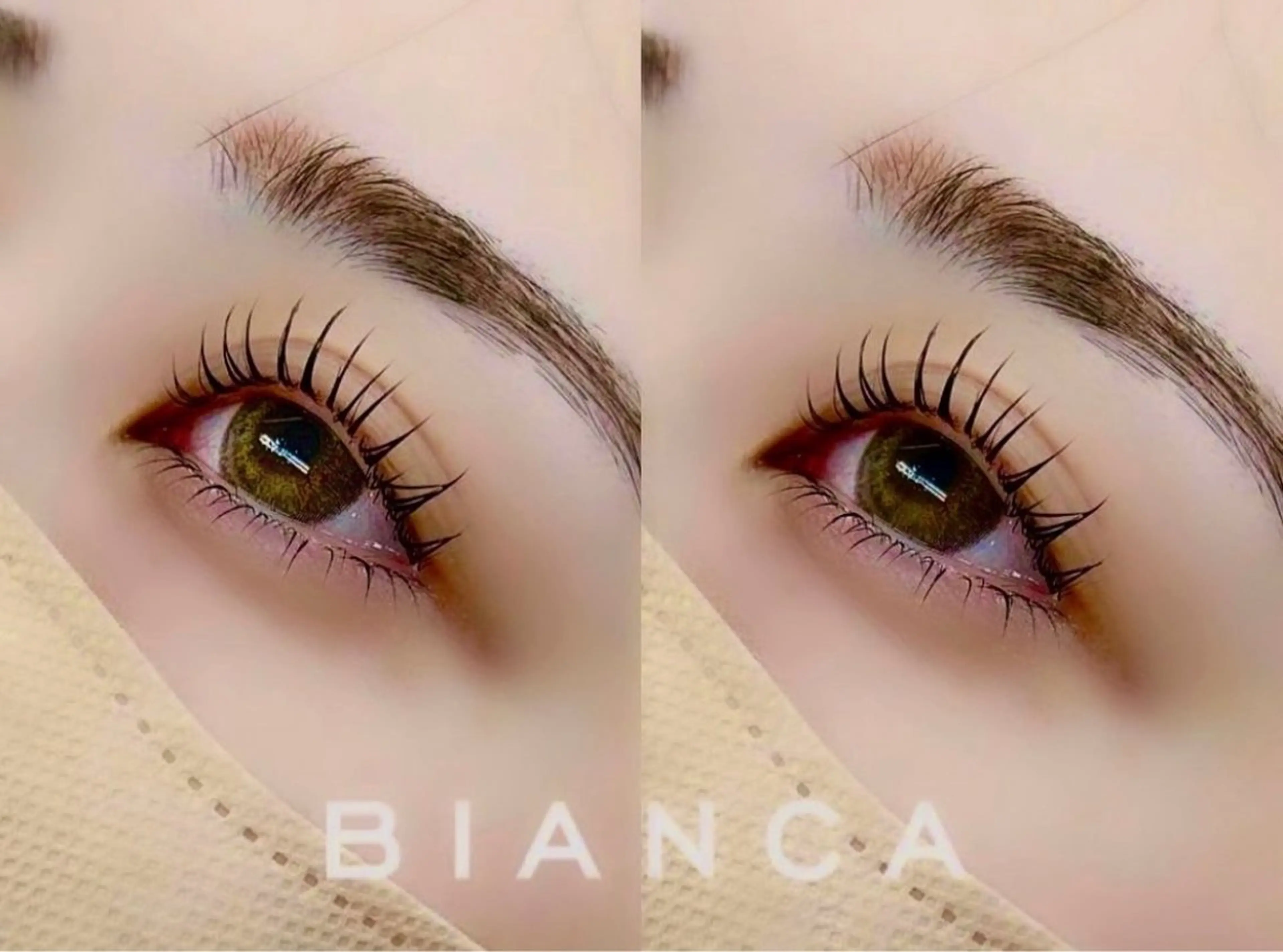 マツエク・マツパ 束感まつ毛 キュート マツパ ︎✧Bianca中野 ／ナカジマ︎✧のマツエク・マツパデザイン