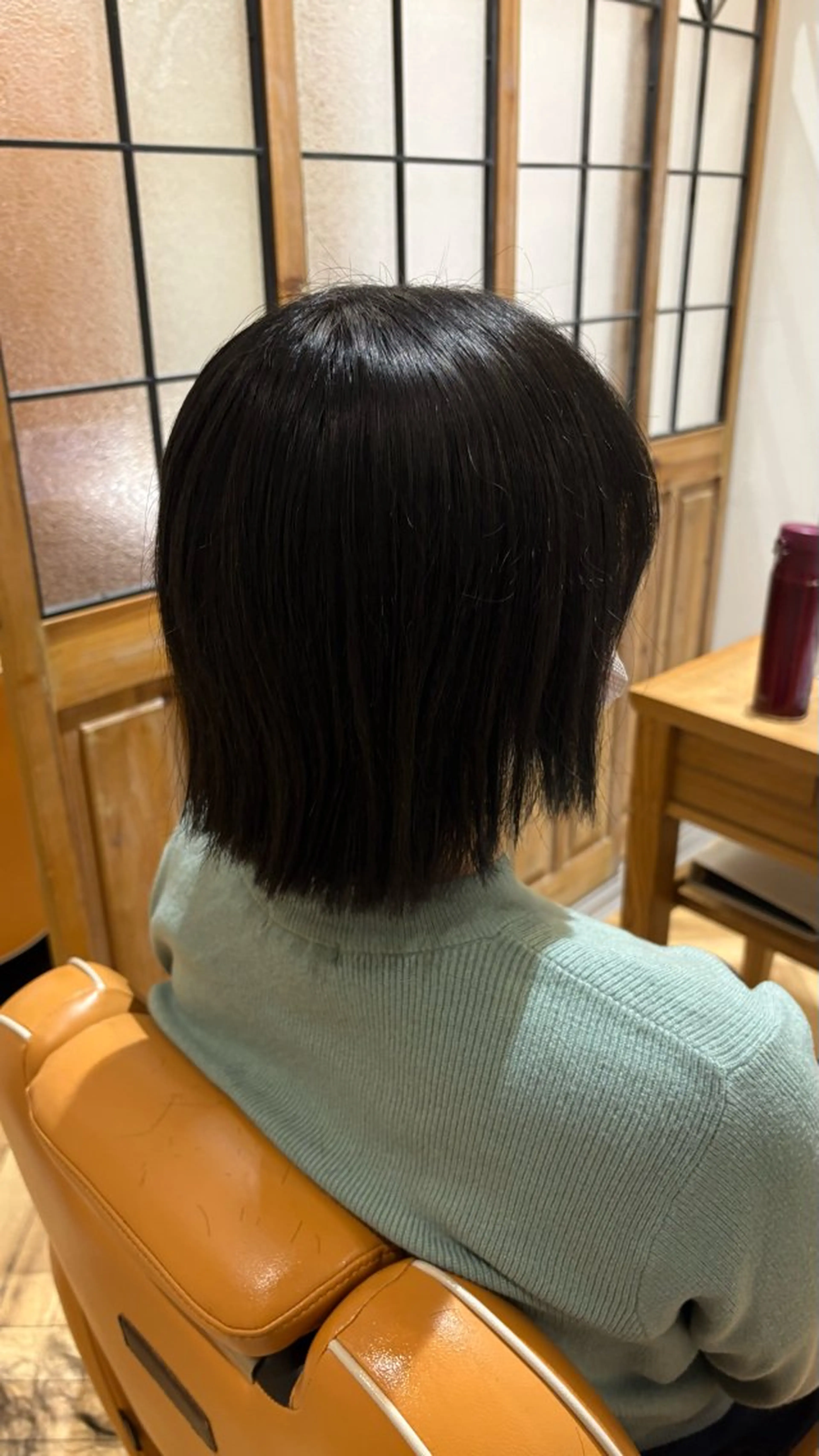 ミディアム カラー カット 似合わせ 顔周りYUUGAのヘアスタイル
