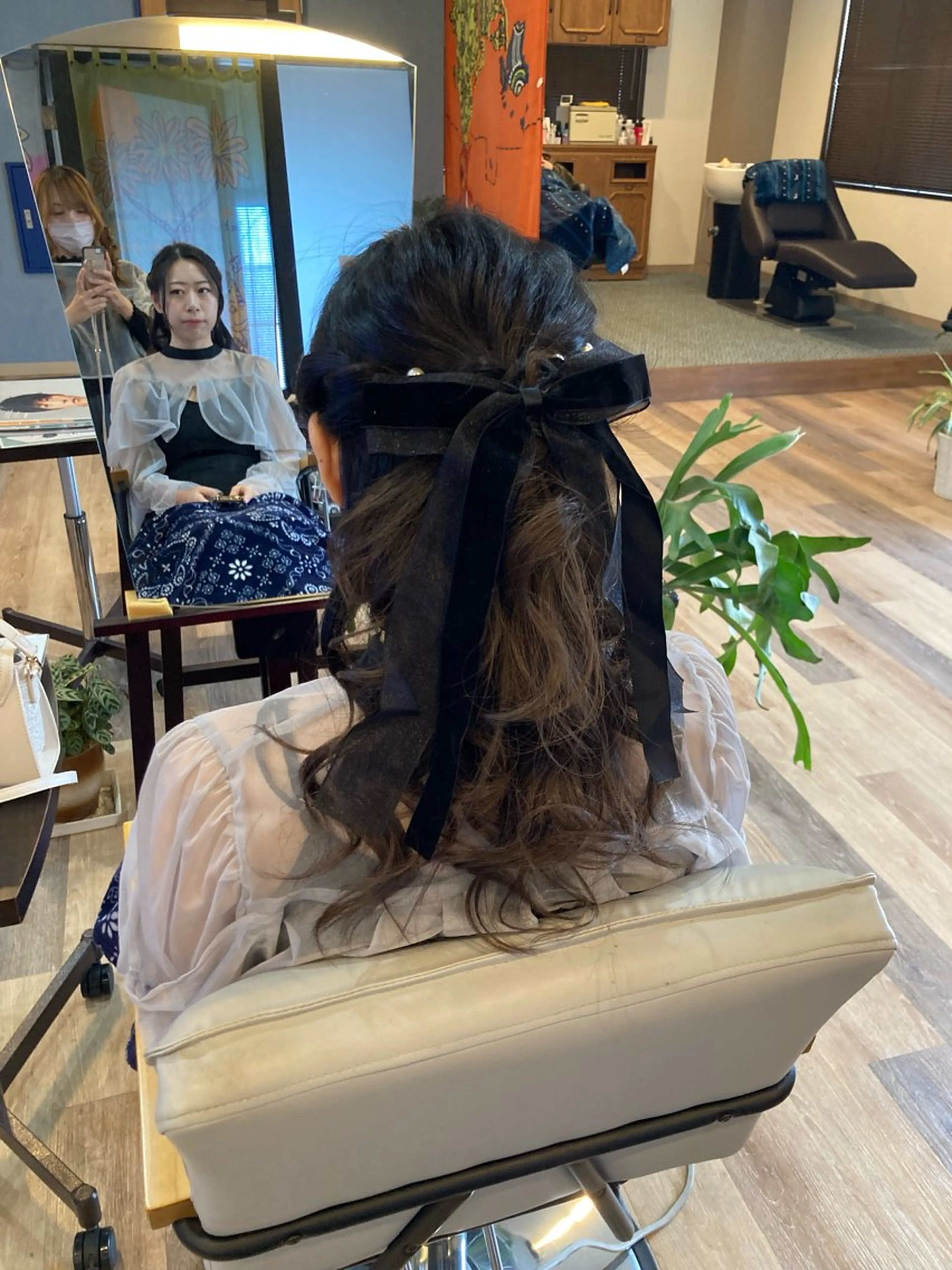 ロング ヘアセット 中野 紹江のマツエク・マツパデザイン