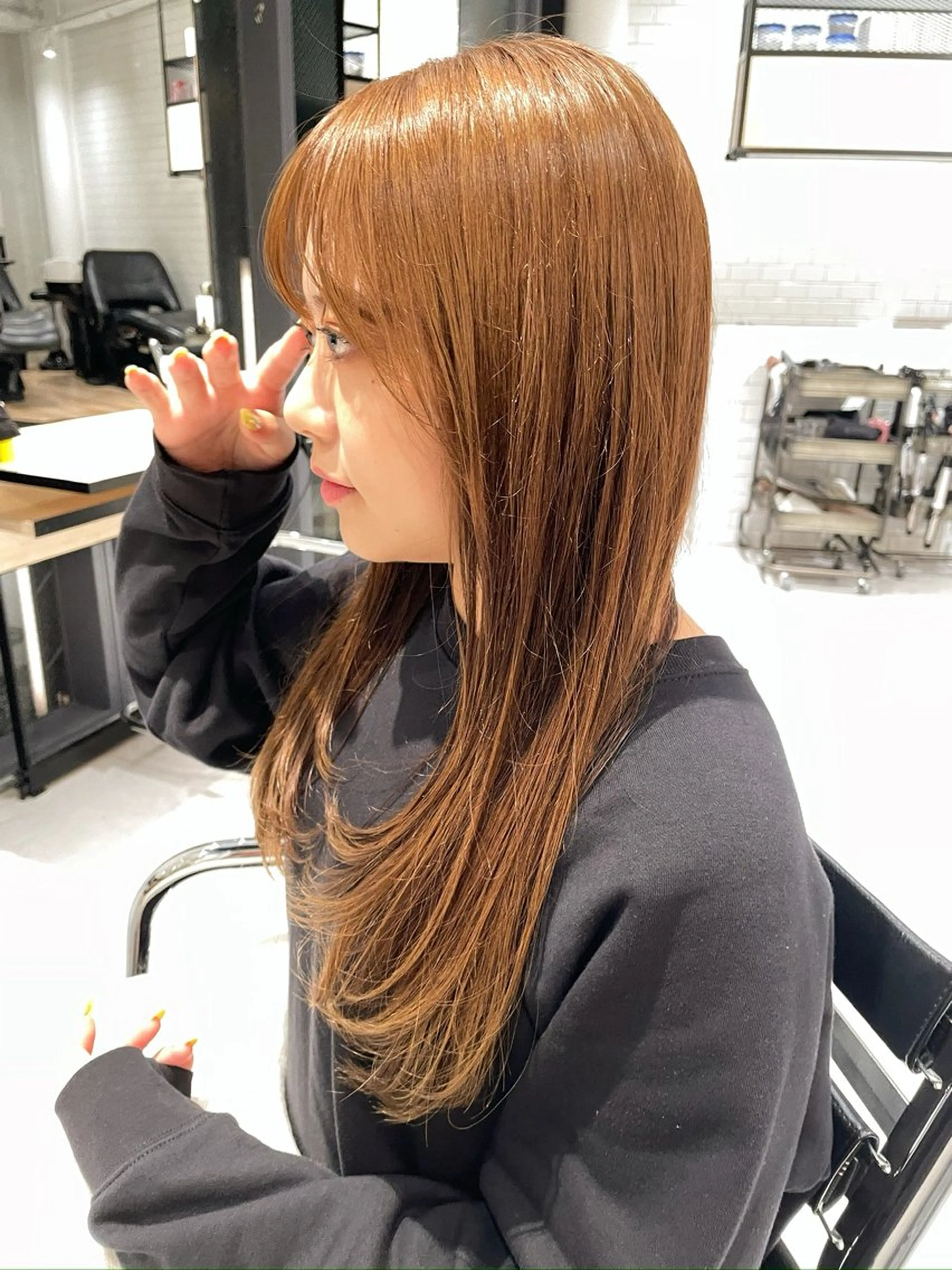 ✧*｡minimo限定✧*｡【カット+ブリーチなしダブルカラー+ HITA 5step treatment】の写真
