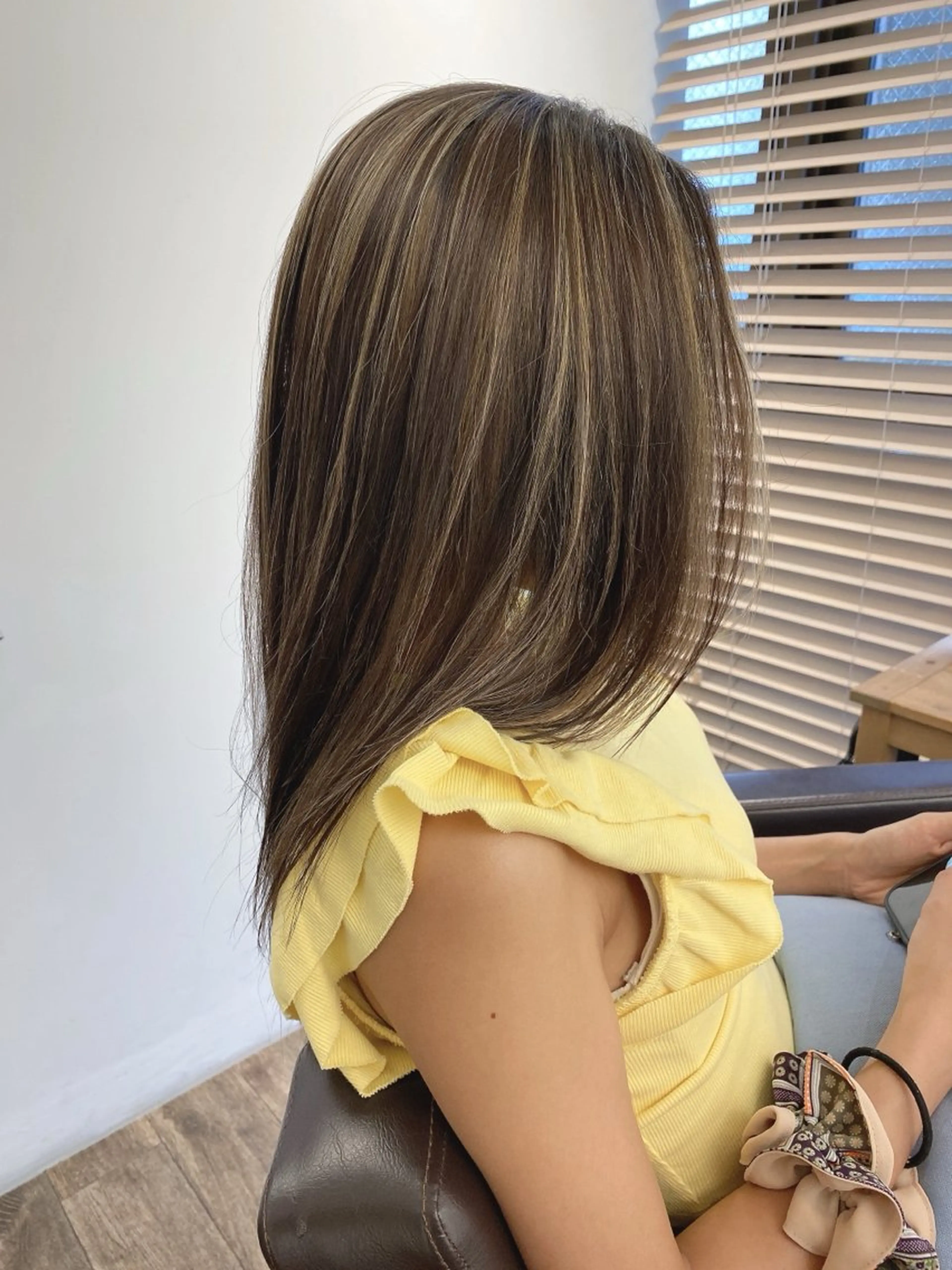 ロング カラー ヘアカラー トリートメント ハイライト⭐️上野 高広のヘアスタイル