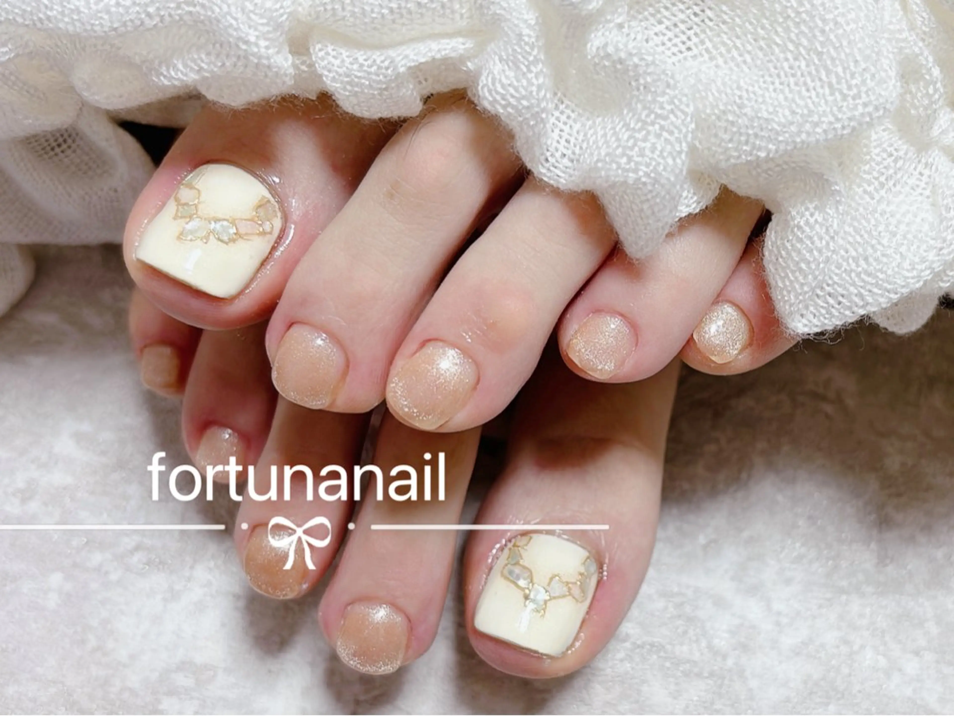ネイル フットネイル Nail •Head スパFortunaのネイルデザイン