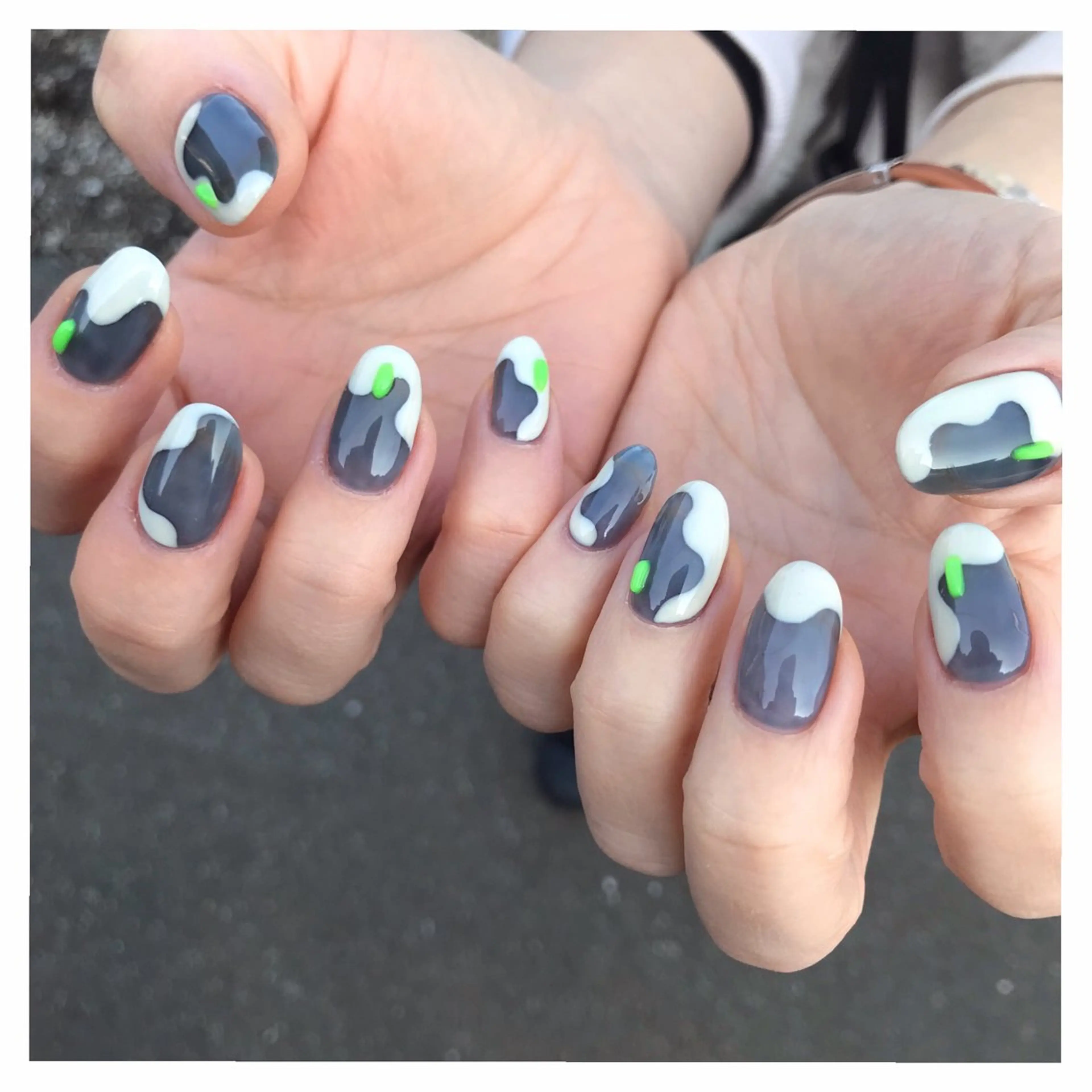 ネイル アートネイル クリアネイル フレンチネイル wicked nailsのネイルデザイン